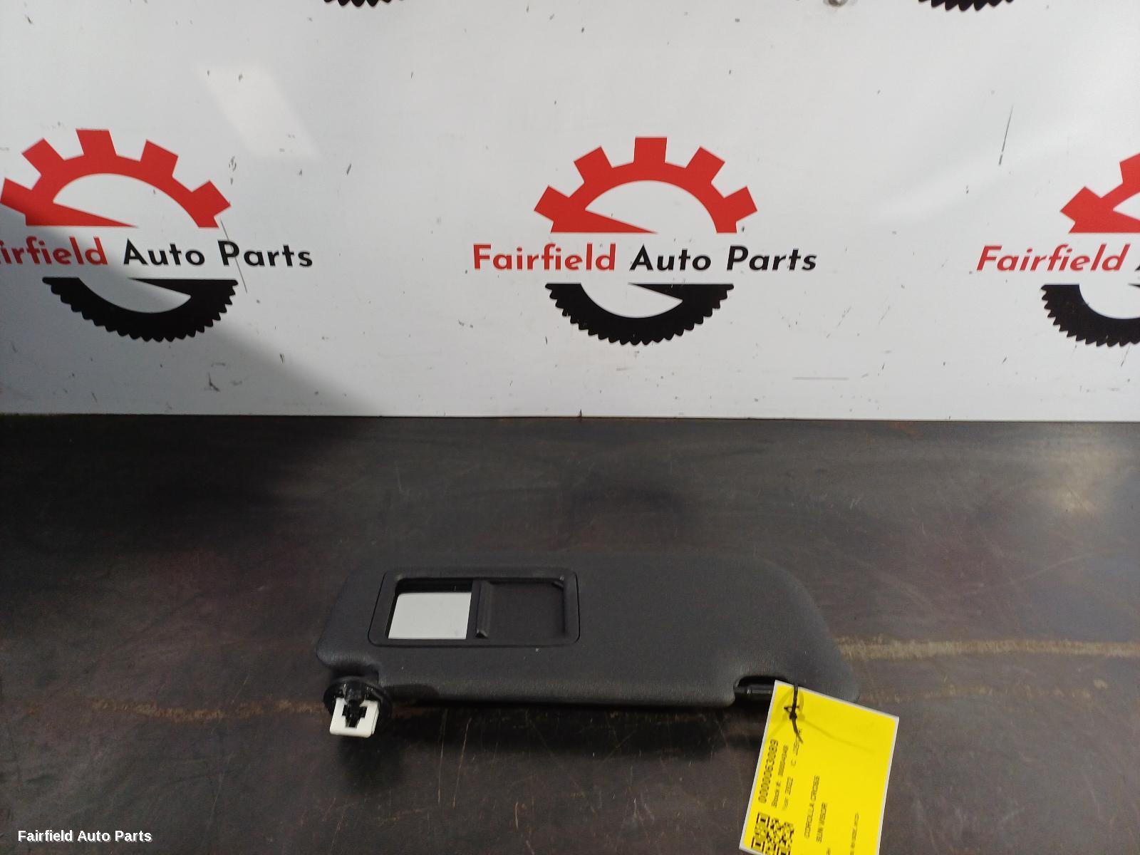 2022-2025 Toyota Corolla Cross Sunvisor