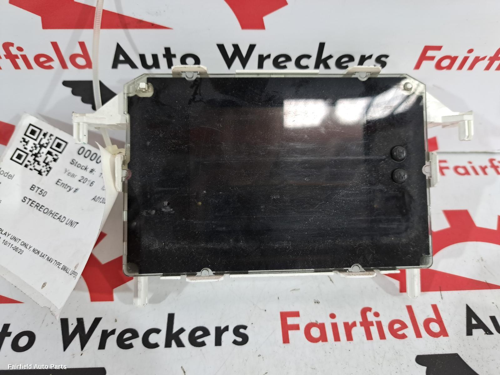 2011-2020 Mazda Bt50 Radio Cd Dvd Sat Tv