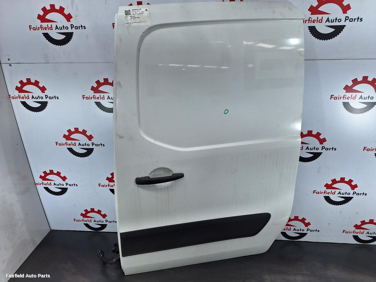 2009-2018 Citroen Berlingo Left Rear Door Sliding