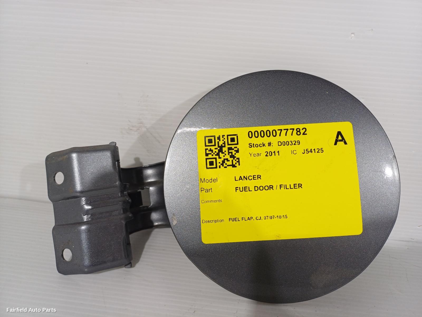 2007-2015 Mitsubishi Lancer Fuel Door   Filler