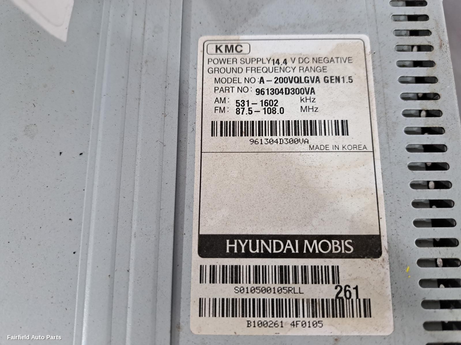 2005-2014 Kia Carnival/grand Carnival Radio Cd Dvd Sat Tv