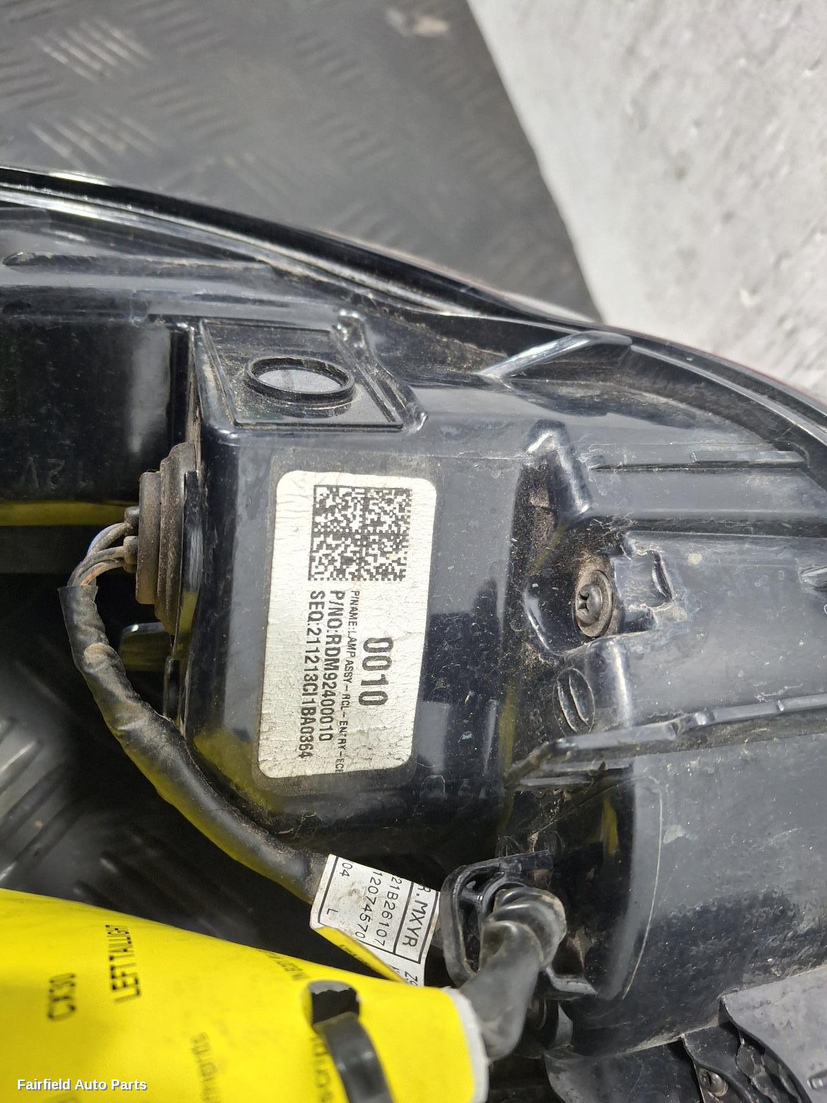 2019-2025 Mazda Cx30 Left Taillight