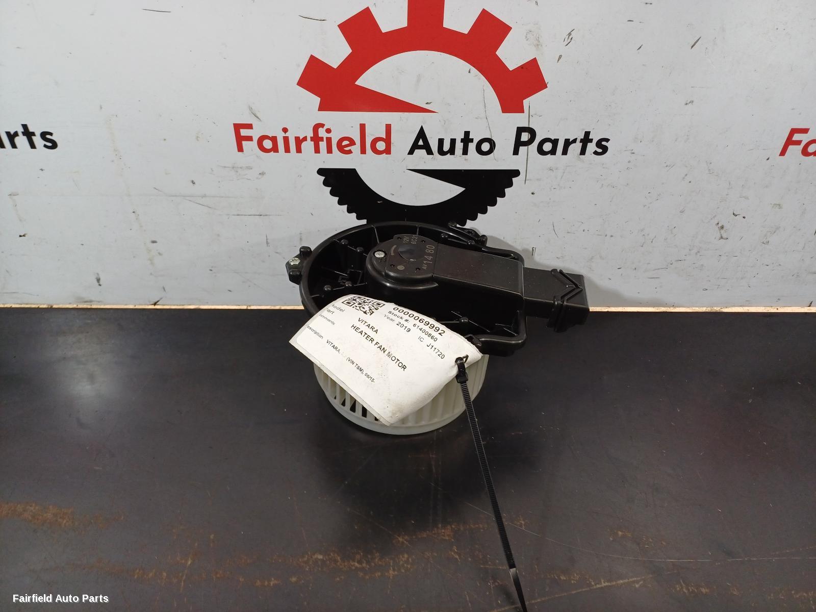 2015-2026 Suzuki Vitara Heater Fan Motor