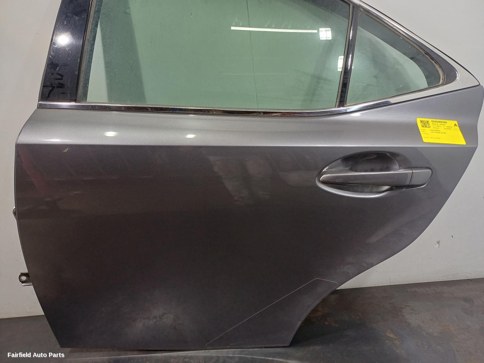 2013-2020 Lexus Is Series Left Rear Door Sliding