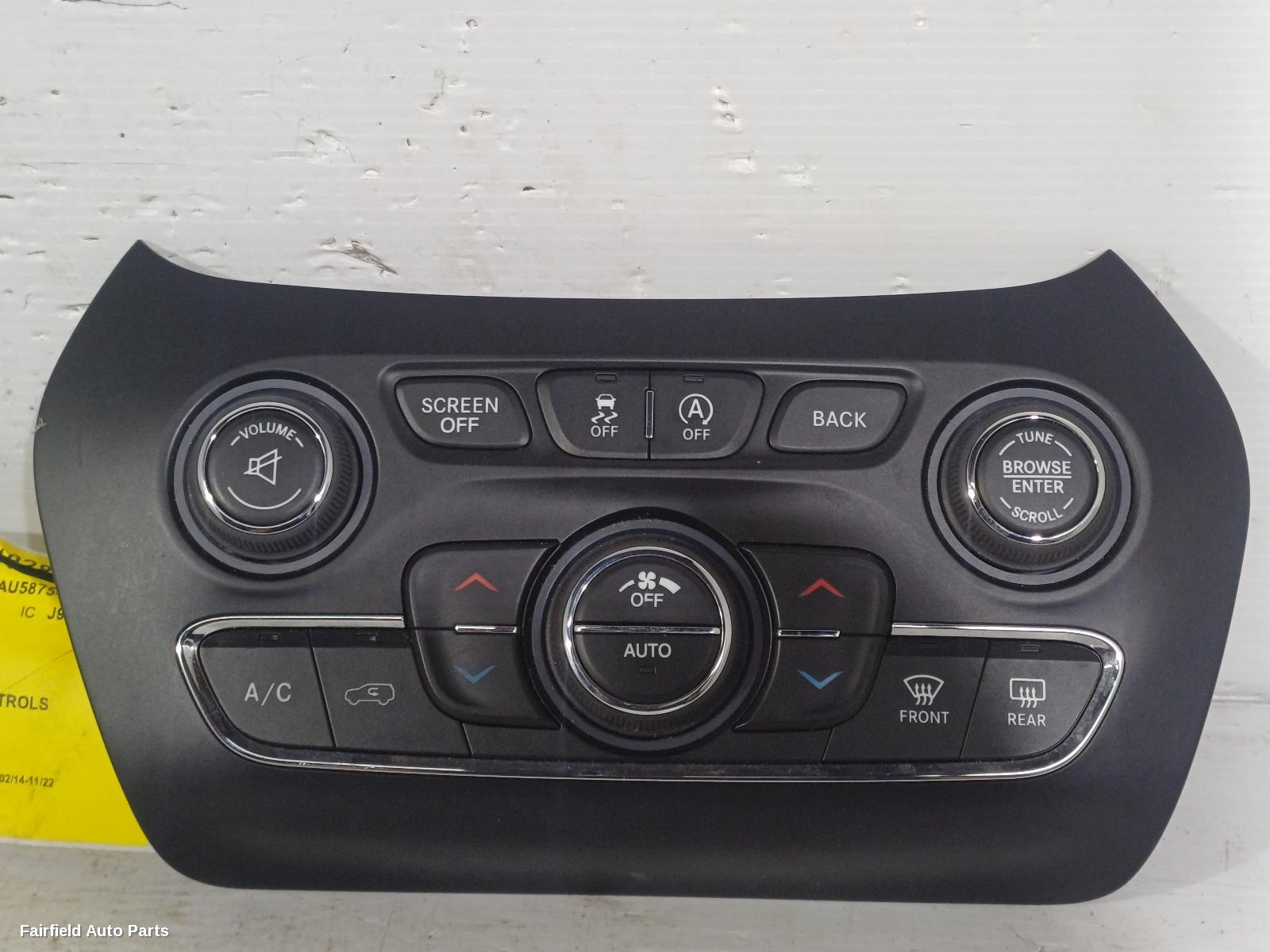 2014-2022 Jeep Cherokee Heater Ac Controls