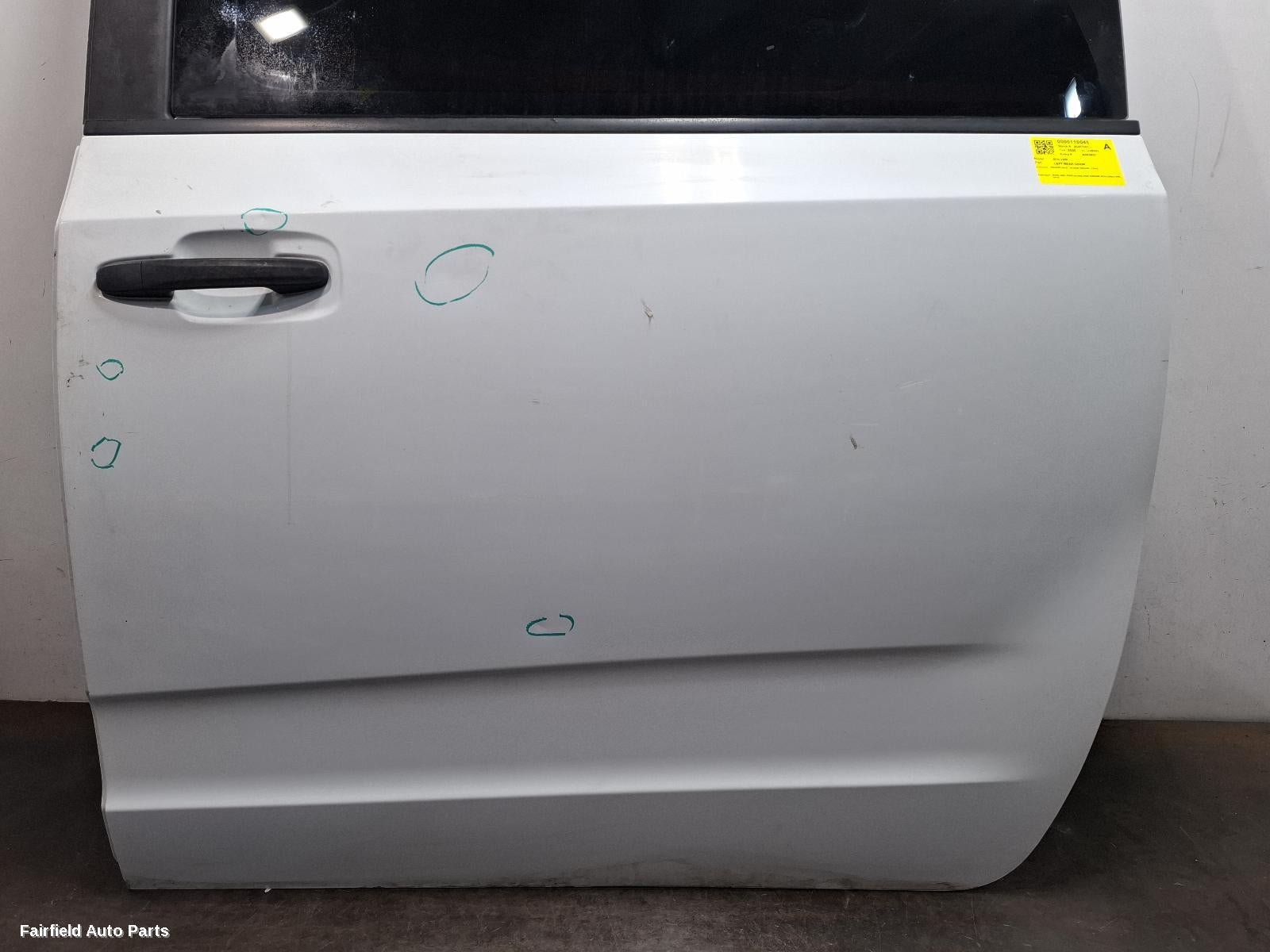 2015-2025 Ldv G10 Left Rear Door Sliding