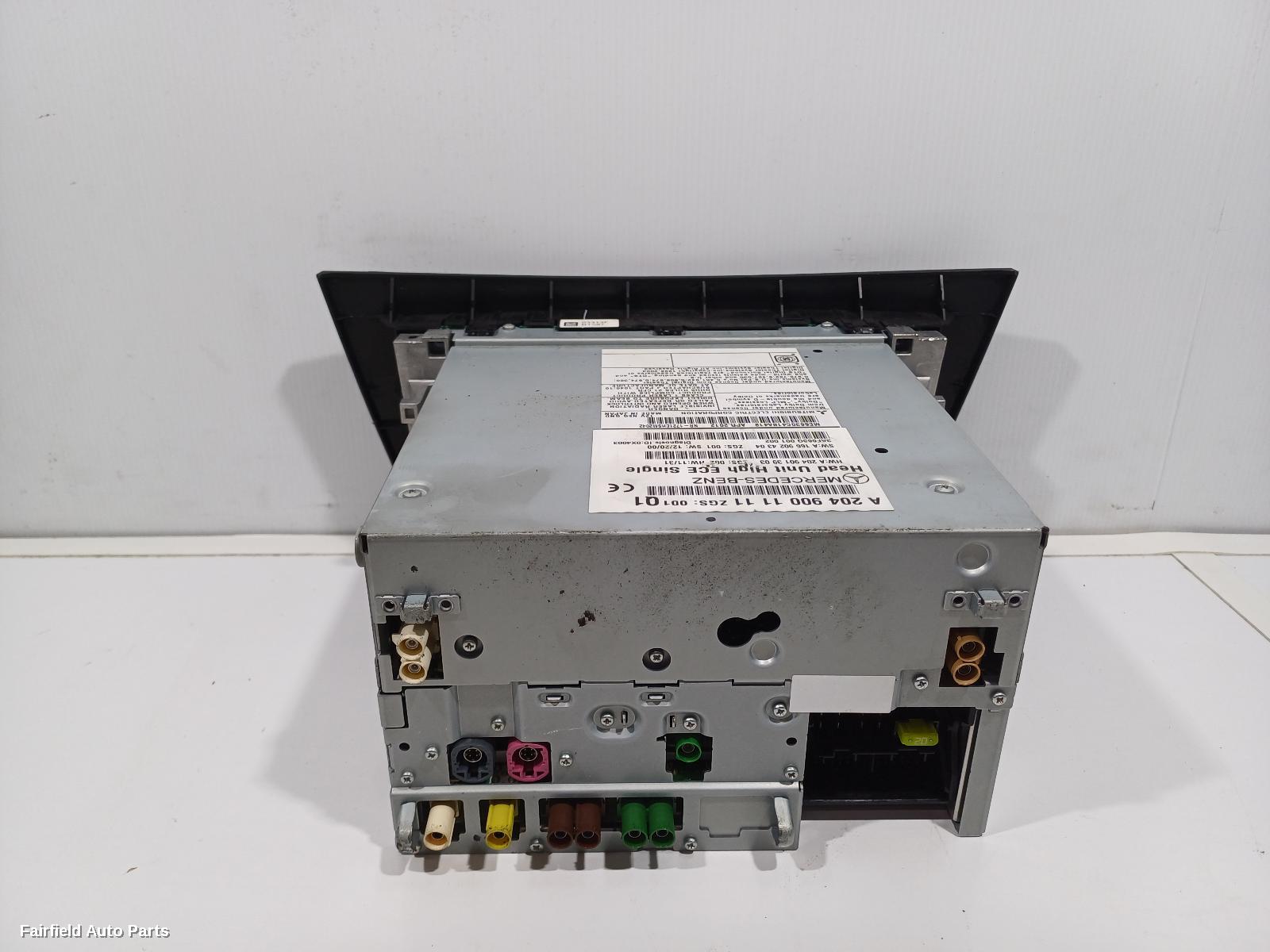 2011-2015 Mercedes C Class Radio Cd Dvd Sat Tv