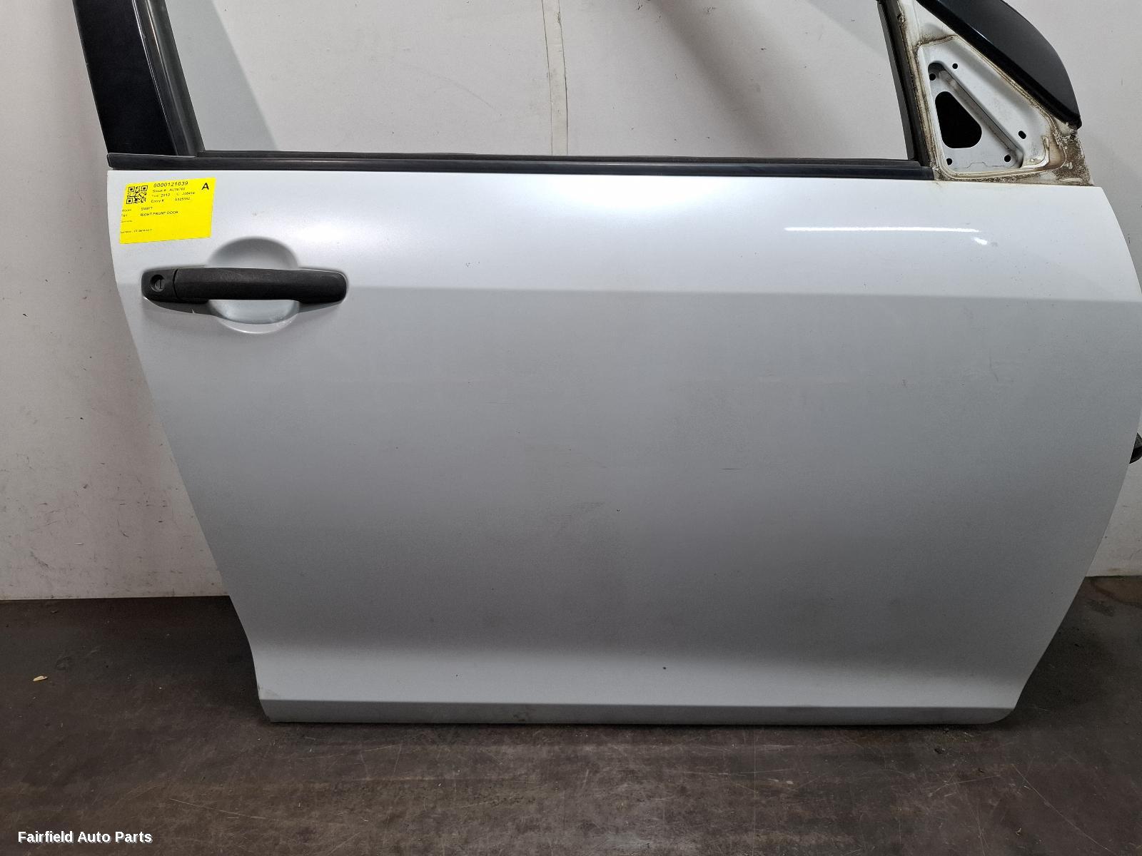 2010-2017 Suzuki Swift Right Front Door