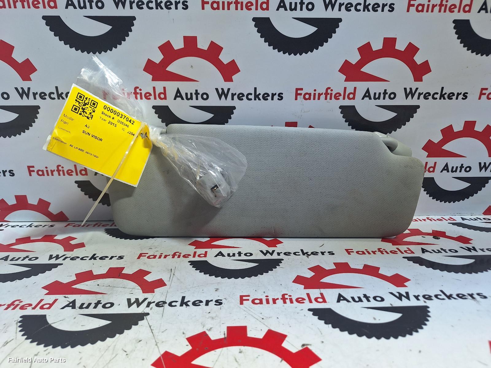 2013-2020 Audi A3 Sunvisor