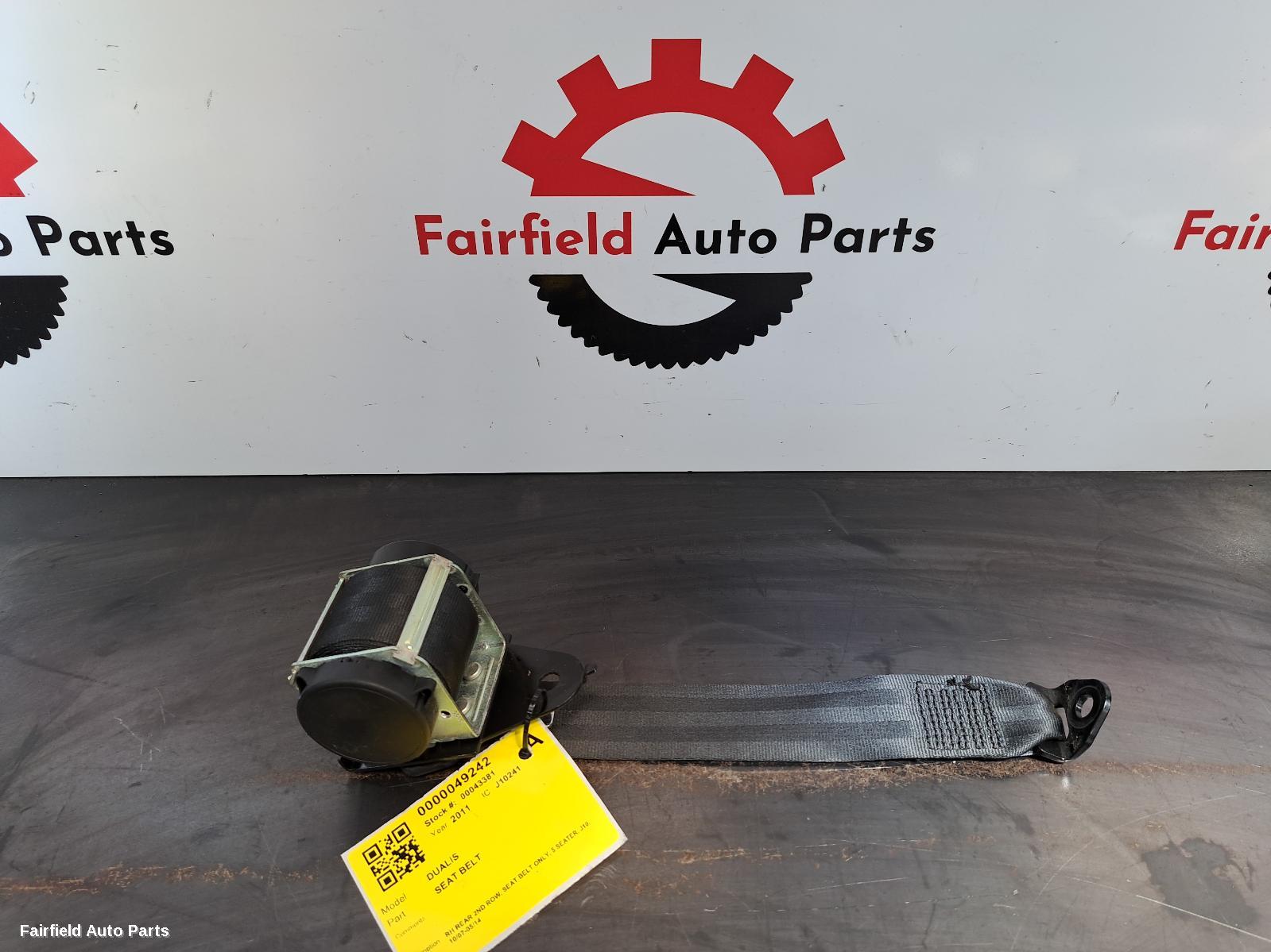 2007-2014 Nissan Dualis Seatbelt Stalk