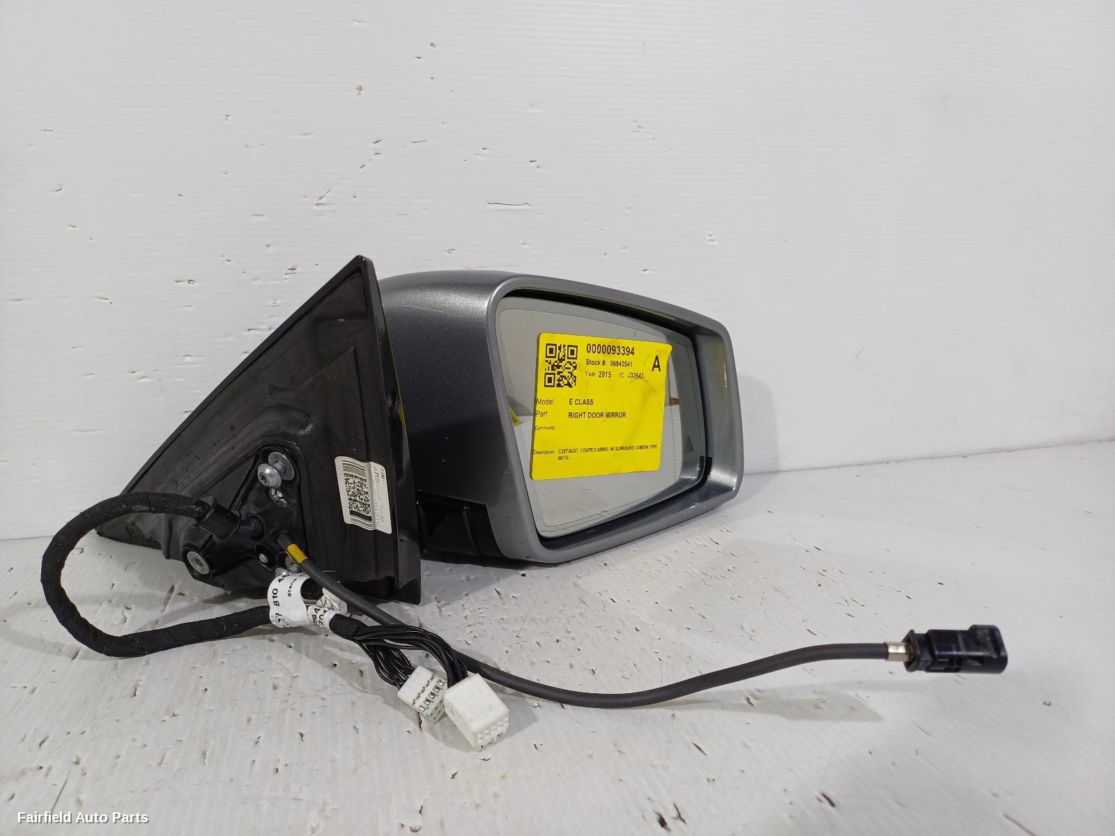 2013-2016 Mercedes E Class Right Door Mirror