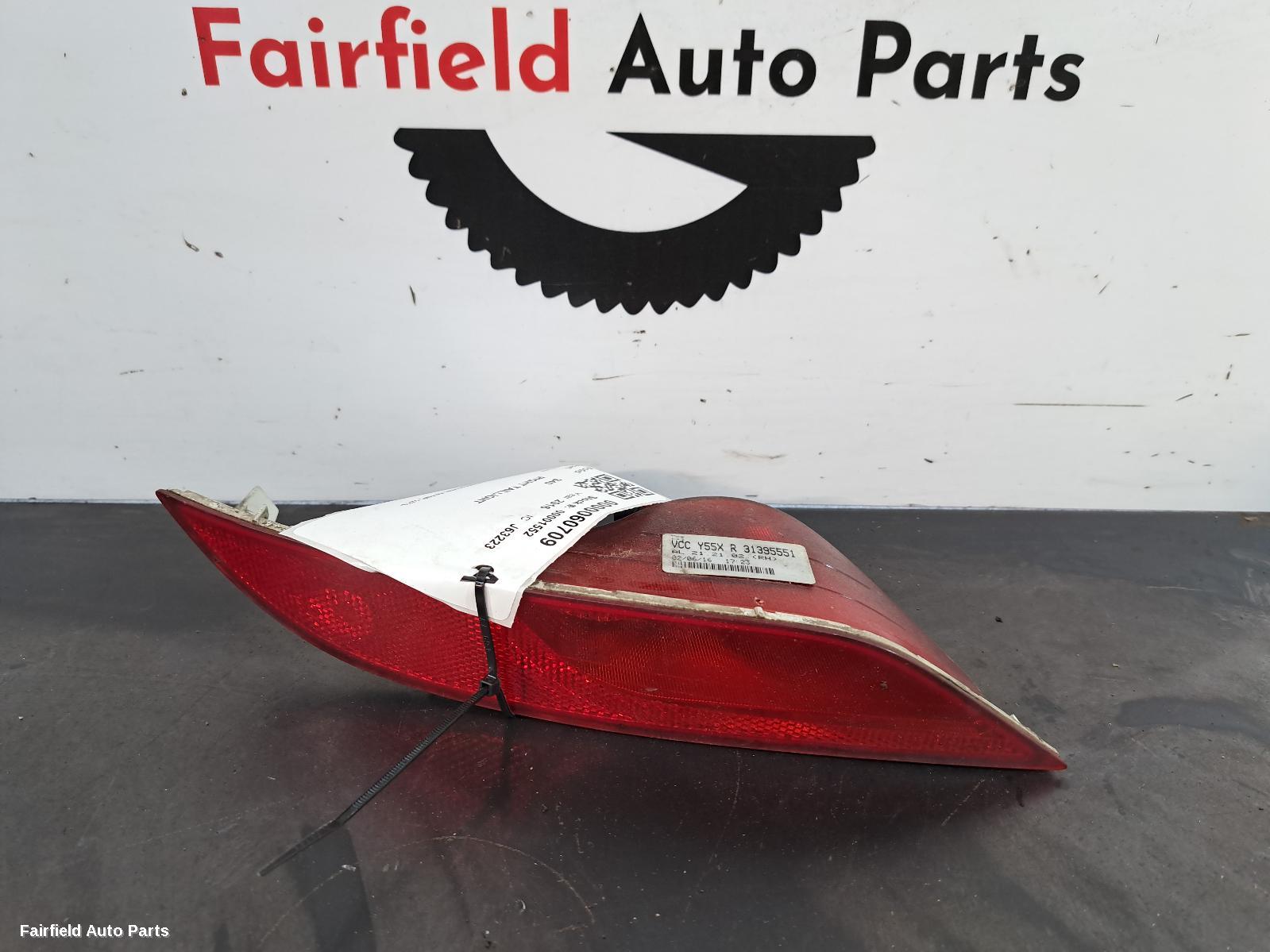 2013-2019 Volvo S40 Right Taillight