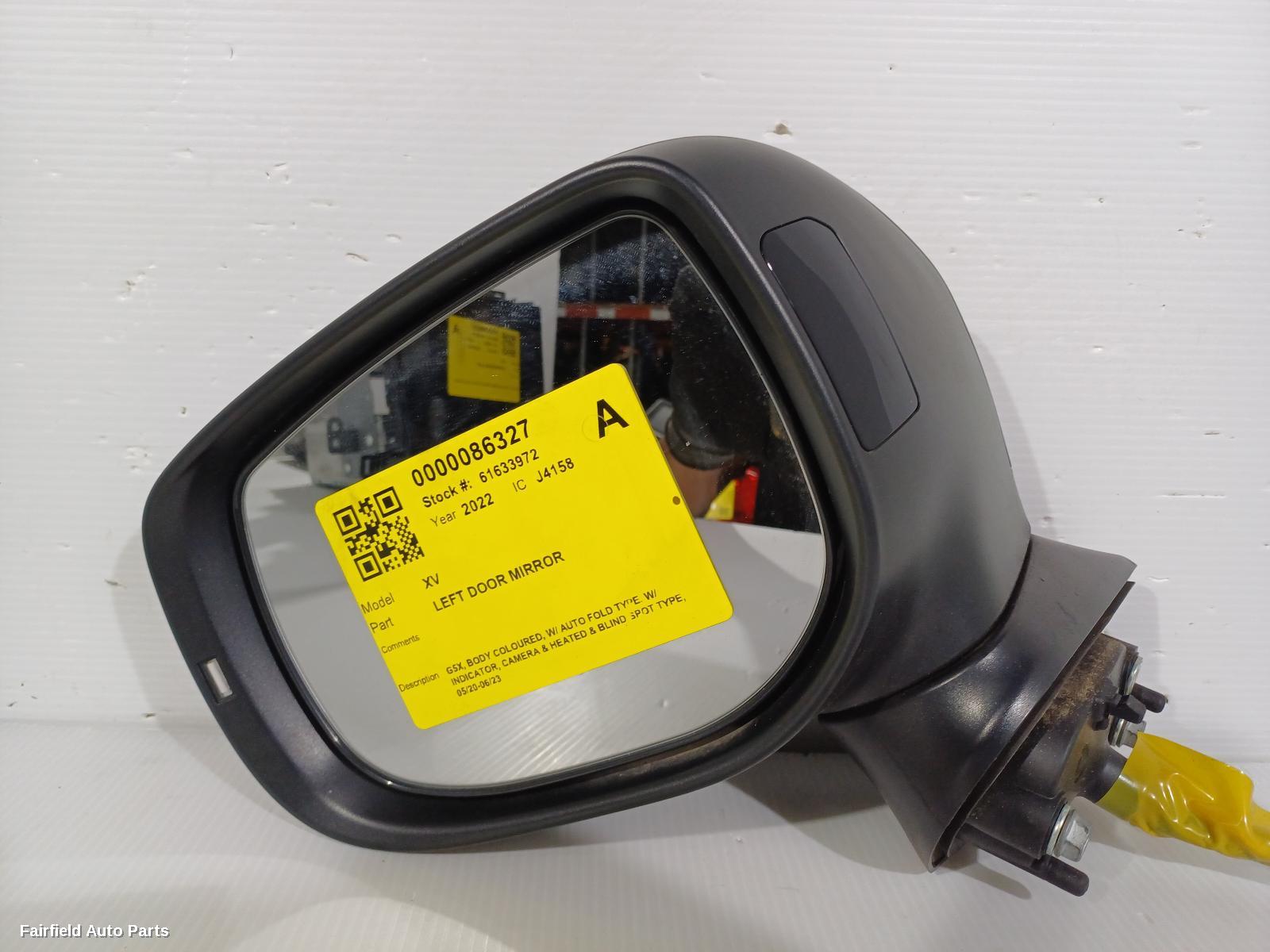 2020-2023 Subaru Xv Left Door Mirror