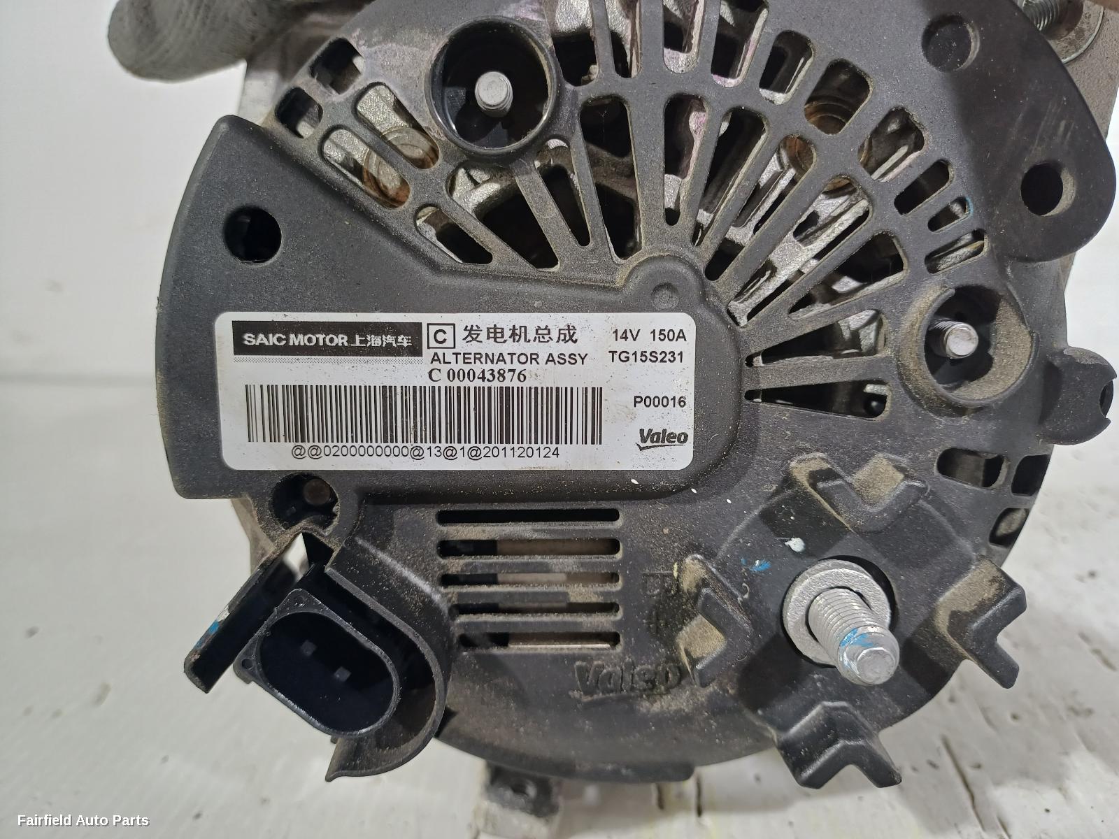 2015-2021 Ldv G10 Alternator