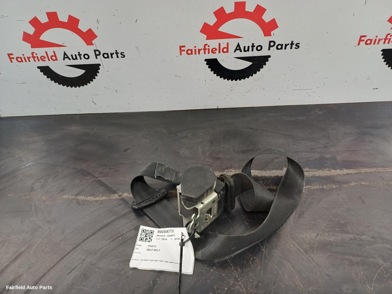 2004-2014 Renault Trafic Seatbelt Stalk