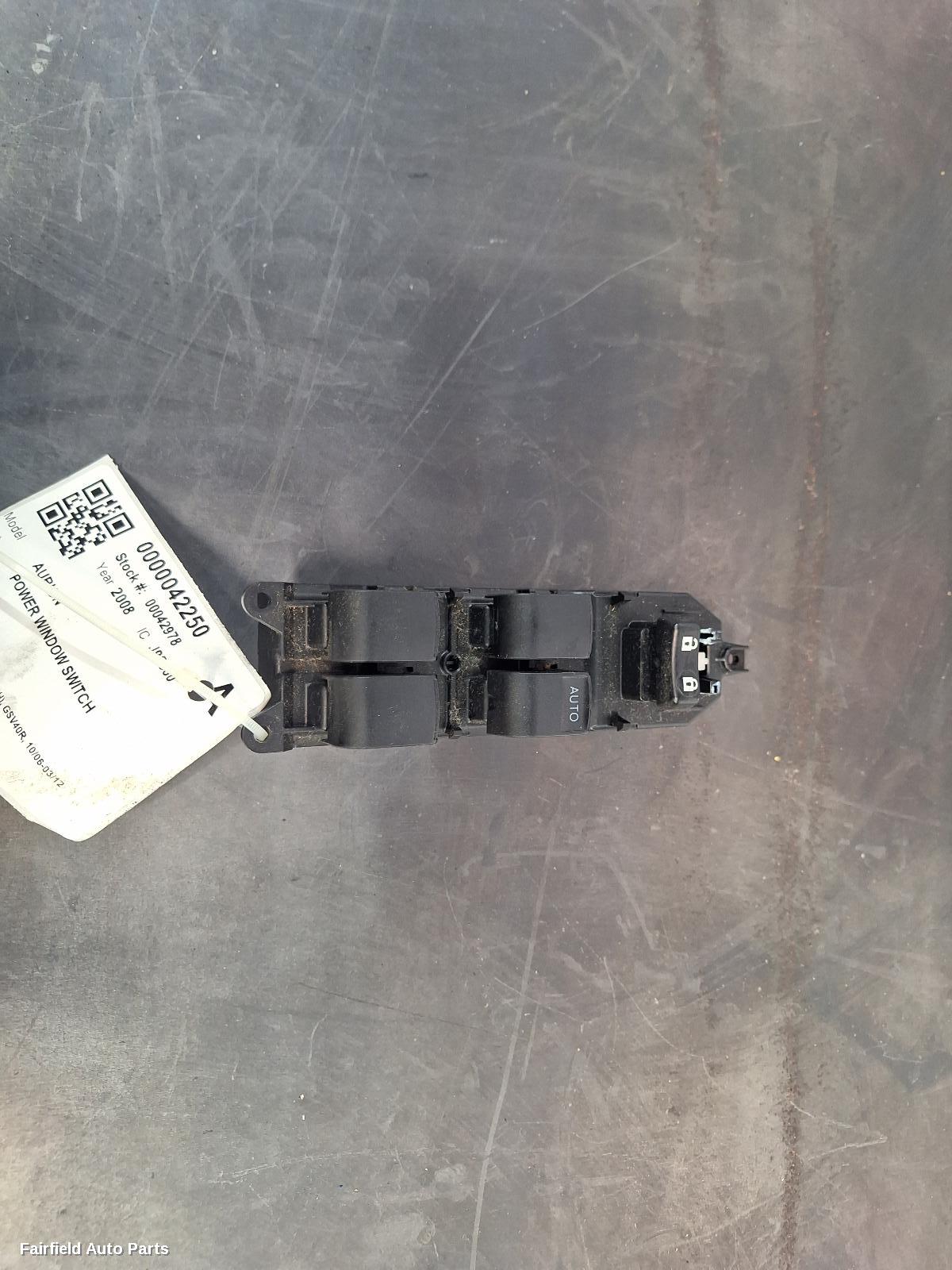 2006-2012 Toyota Aurion Pwr Dr Wind Switch