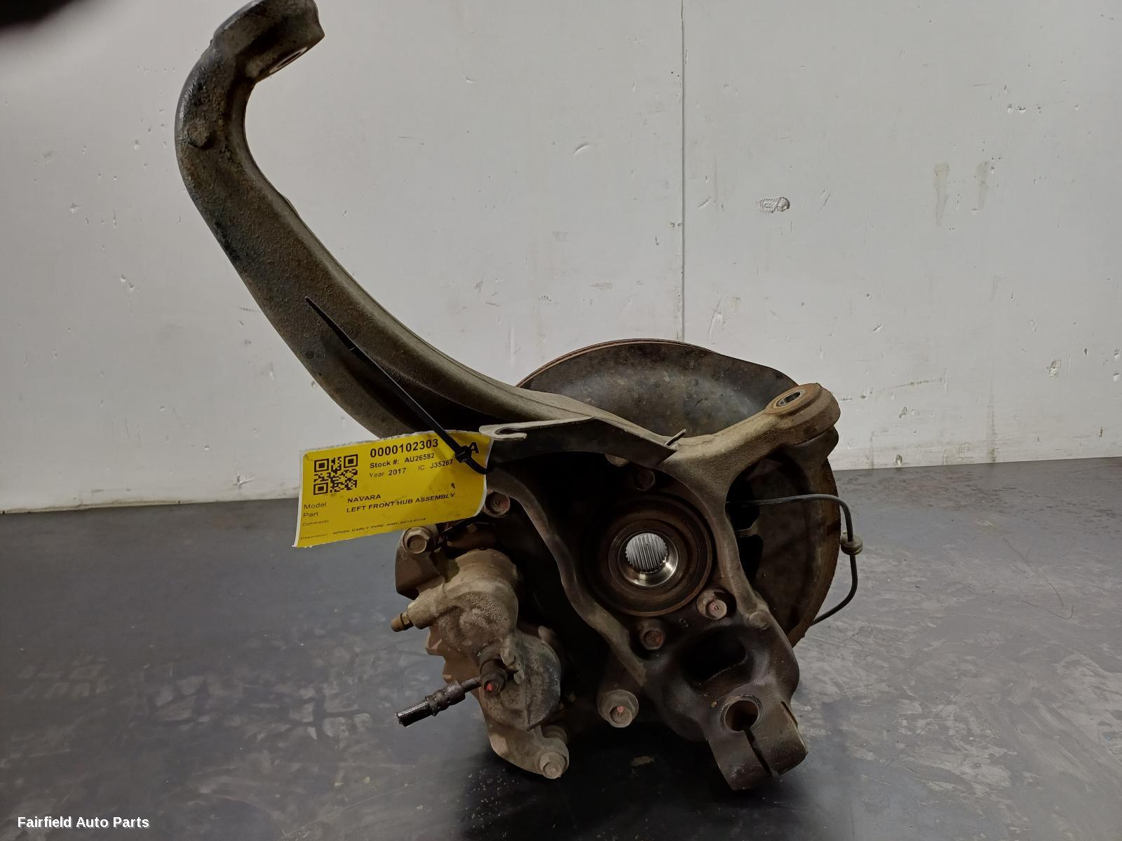 2015-2018 Nissan Navara Left Front Hub Assembly