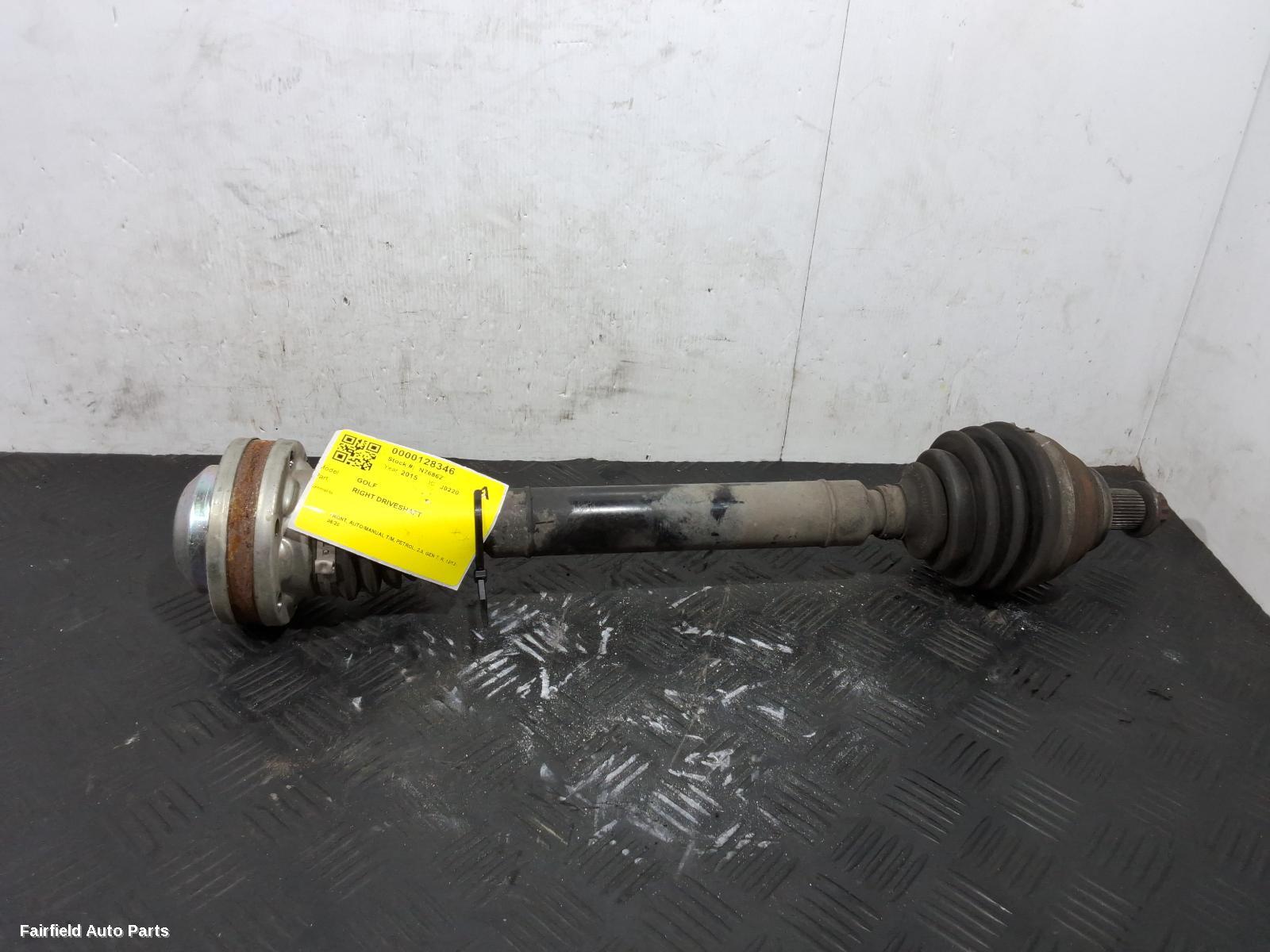 2012-2020 Volkswagen Golf Right Driveshaft