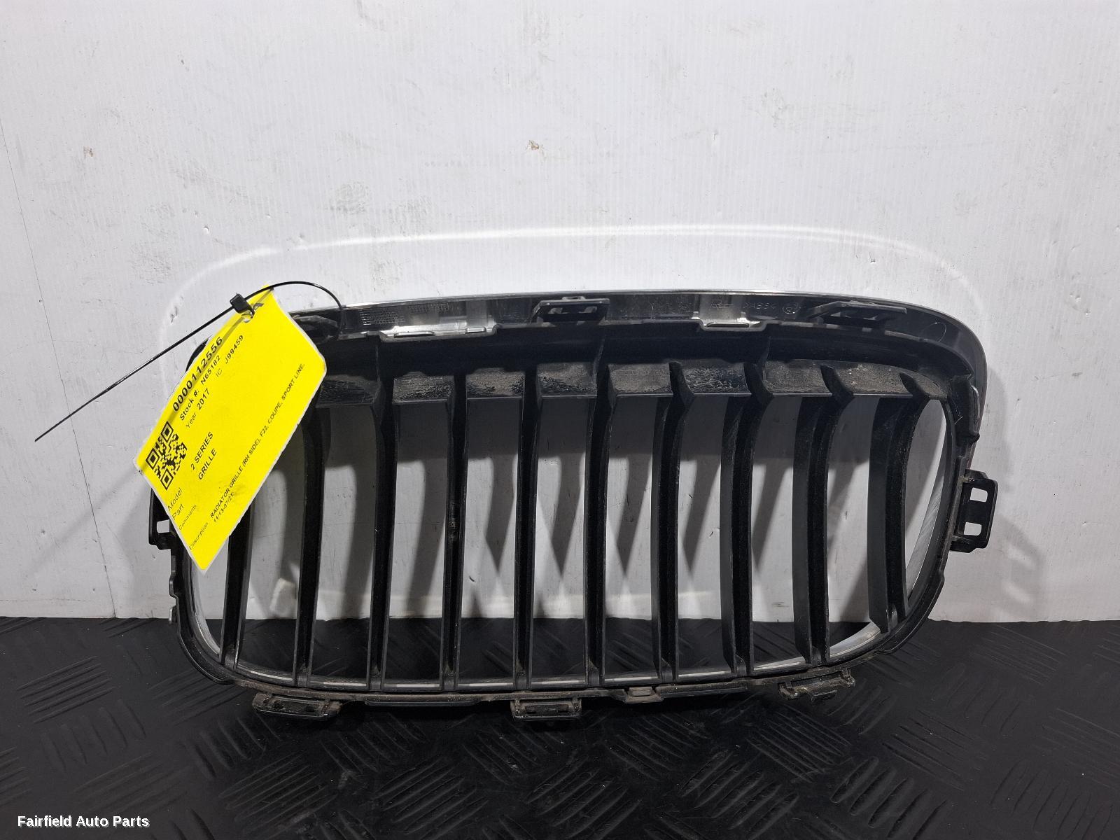 2013-2021 Bmw 2 Series Grille