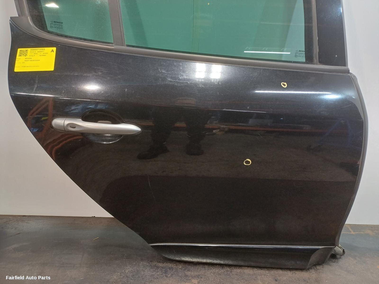 2010-2016 Renault Megane Right Rear Door Sliding