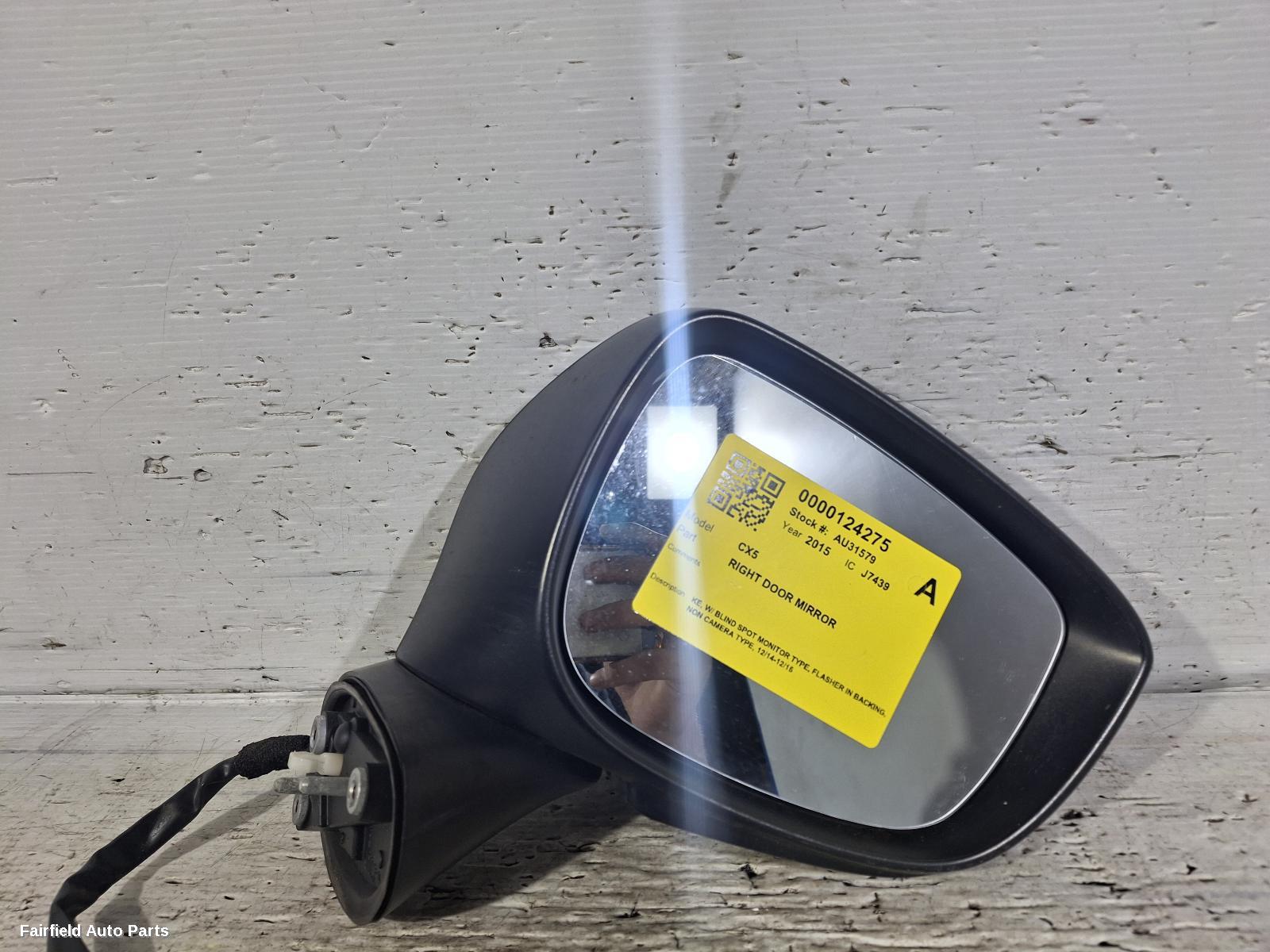 2014-2016 Mazda Cx5 Right Door Mirror
