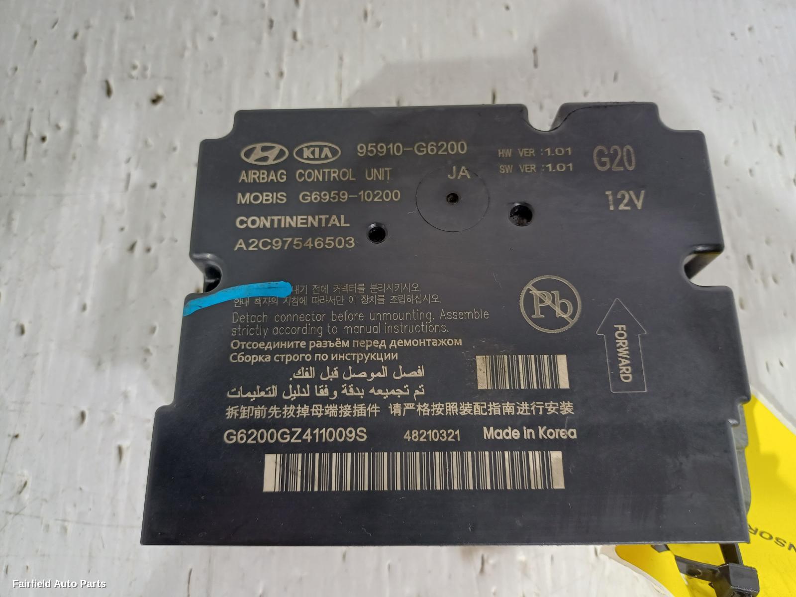 2017-2025 Kia Picanto Airbag Module Sensor