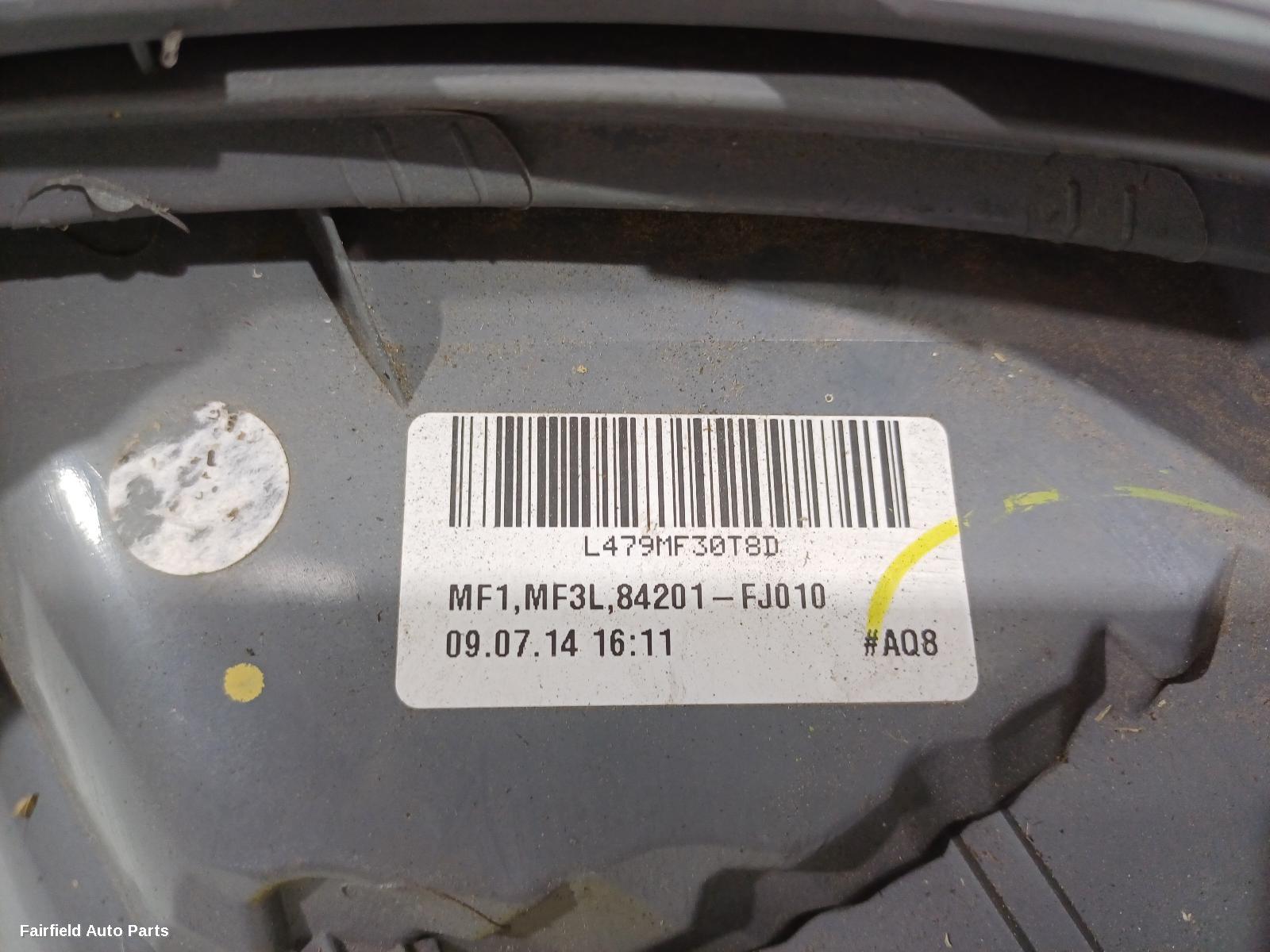 2011-2017 Subaru Impreza Left Taillight