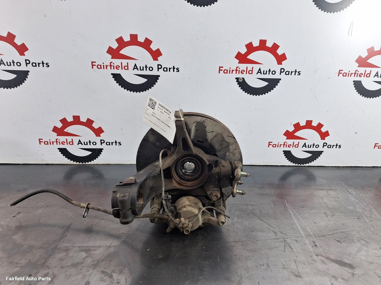 2016-2021 Honda Civic Right Front Hub Assembly