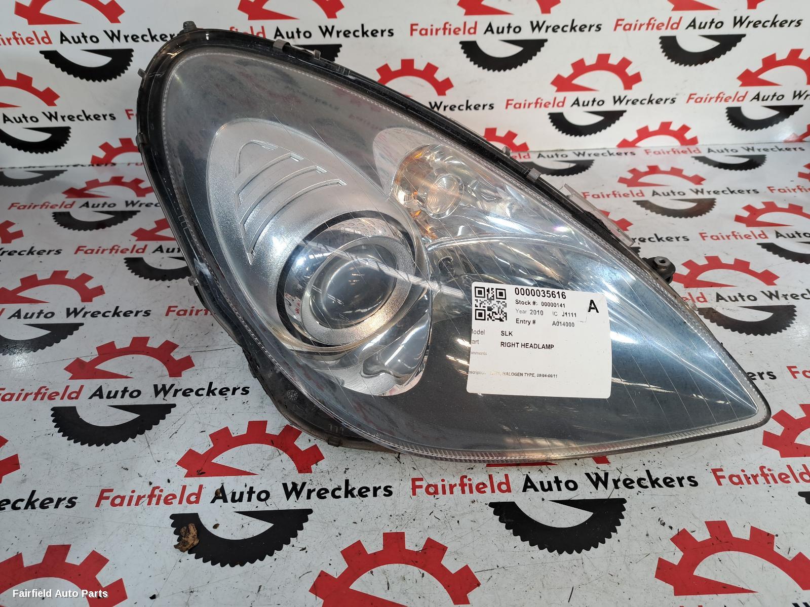 2004-2011 Mercedes Slk Right Headlamp