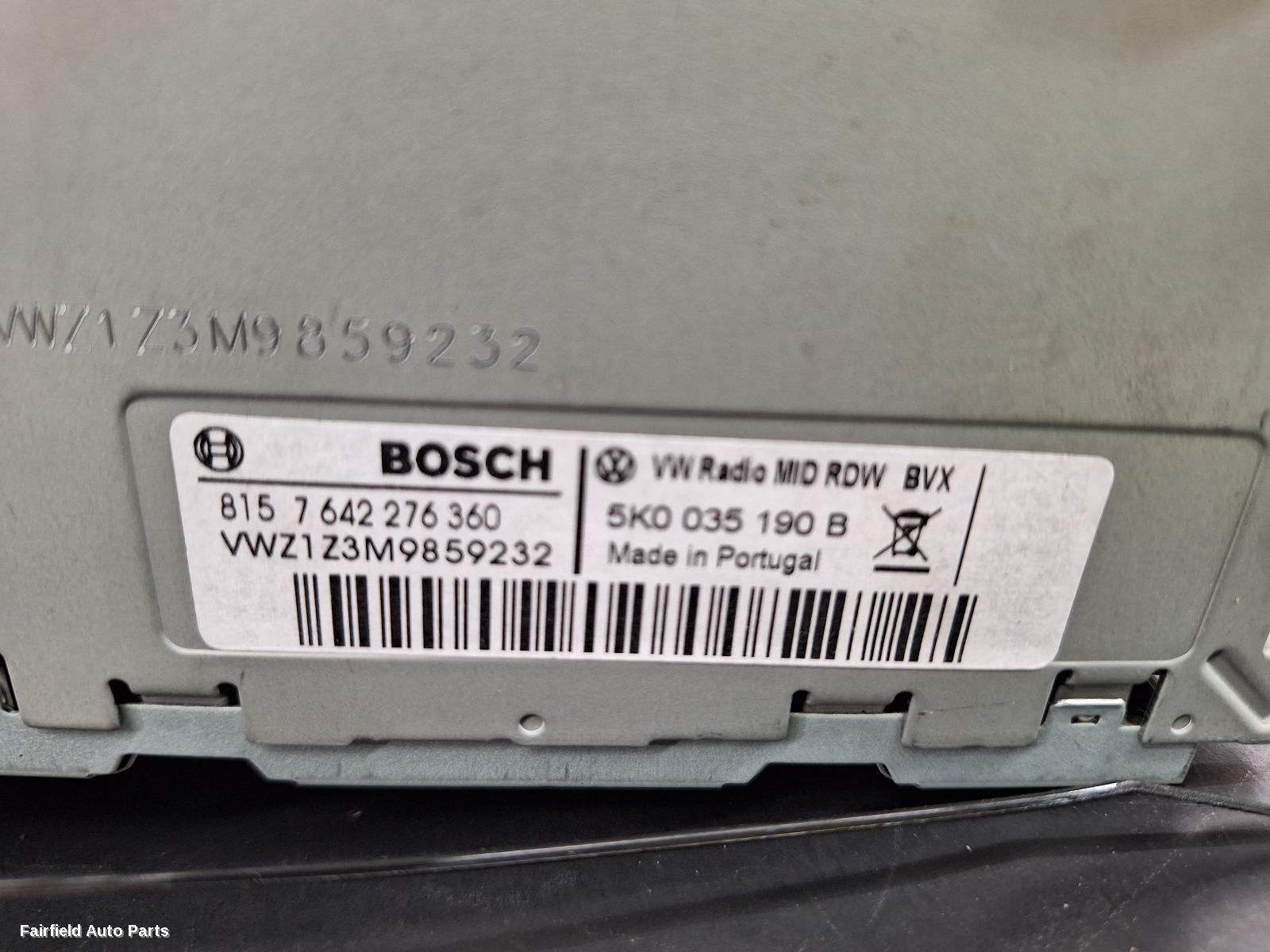 2010-2016 Volkswagen Amarok Radio Cd Dvd Sat Tv