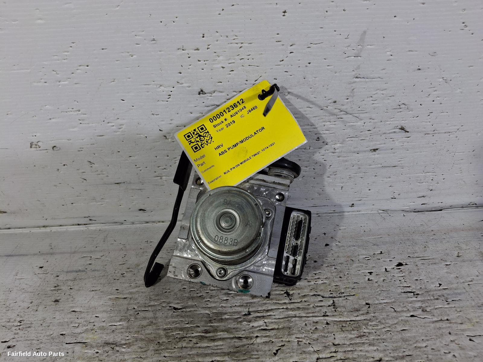 2014-2021 Honda Hrv Abs Pump Modulator
