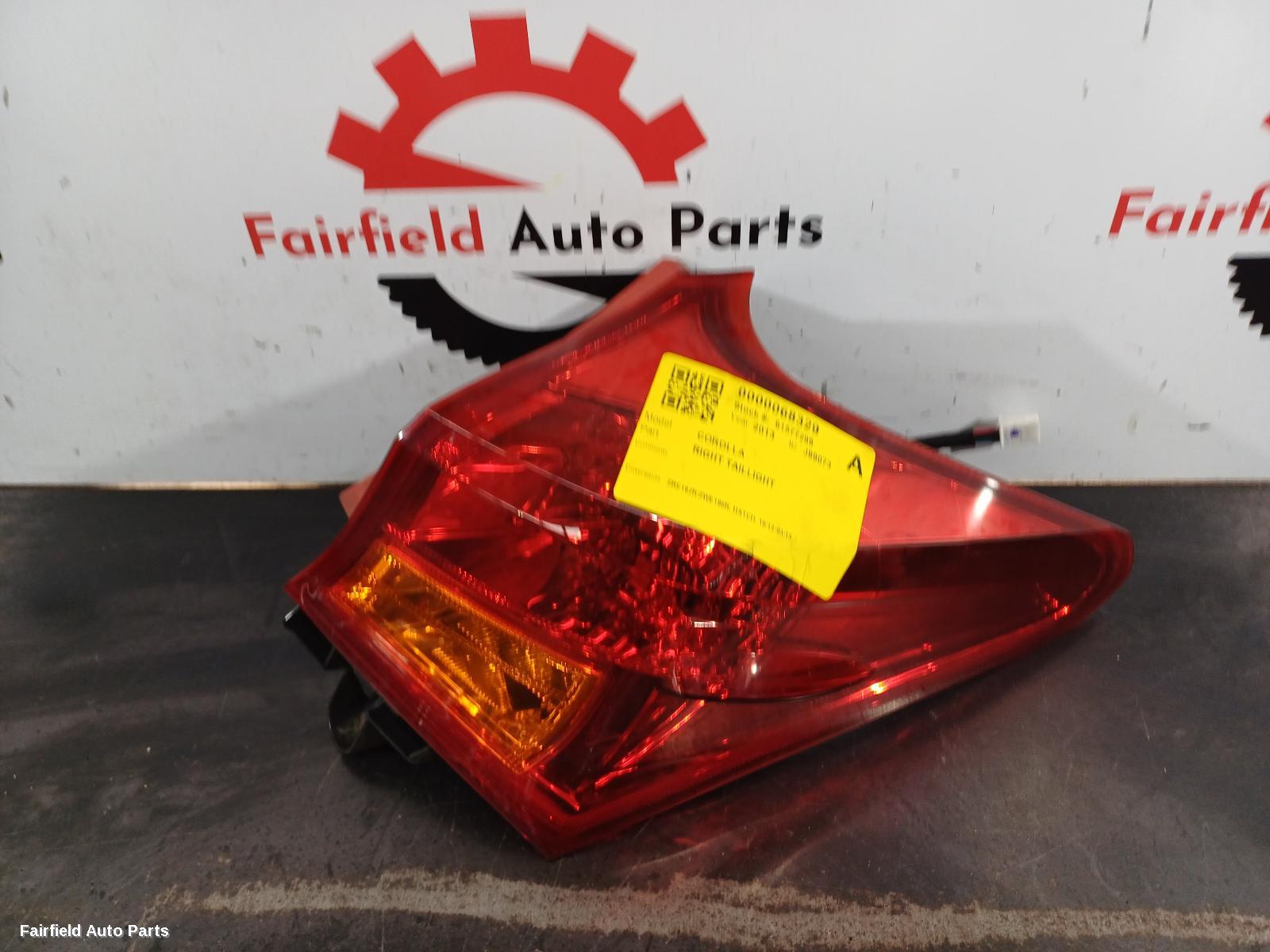 2012-2015 Toyota Corolla Right Taillight