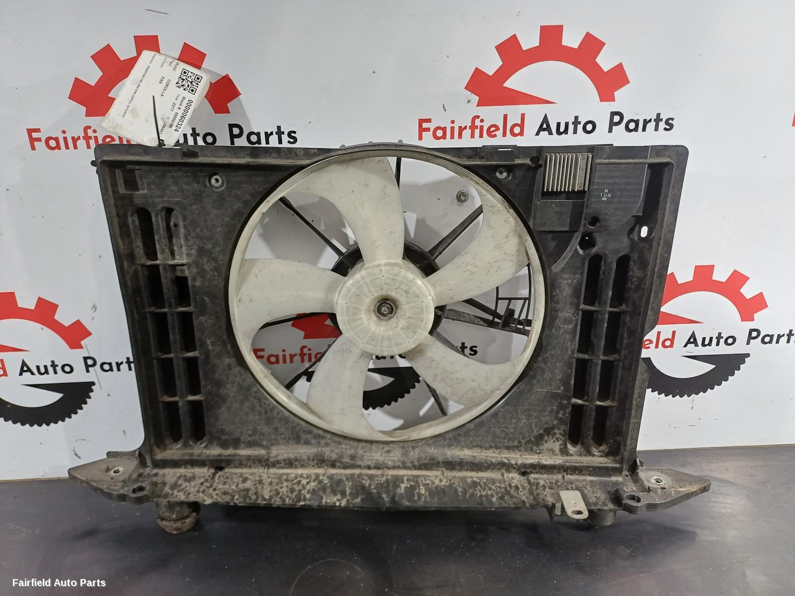 2012-2018 Toyota Corolla Fan