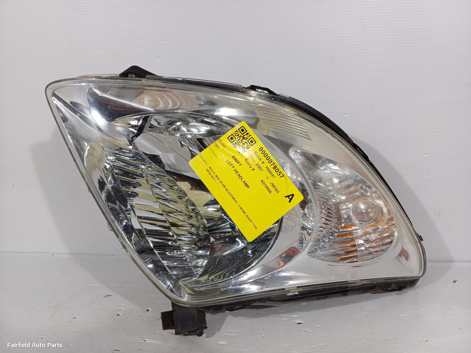 2004-2011 Suzuki Swift Left Headlamp