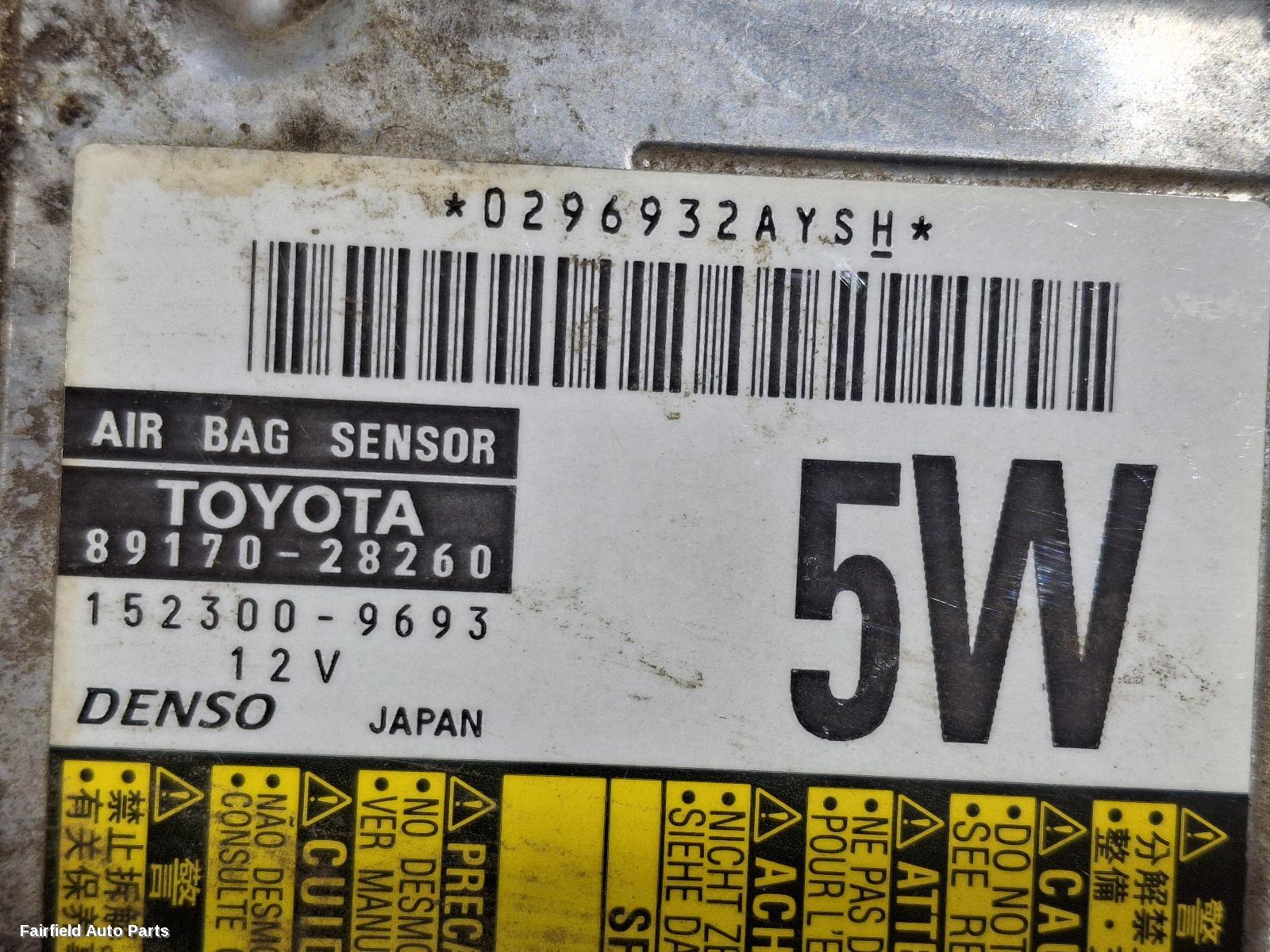 2006-2020 Toyota Tarago Airbag Module Sensor