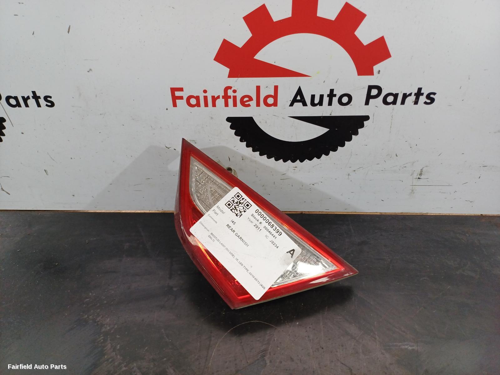 2010-2013 Hyundai I45 Rear Garnish