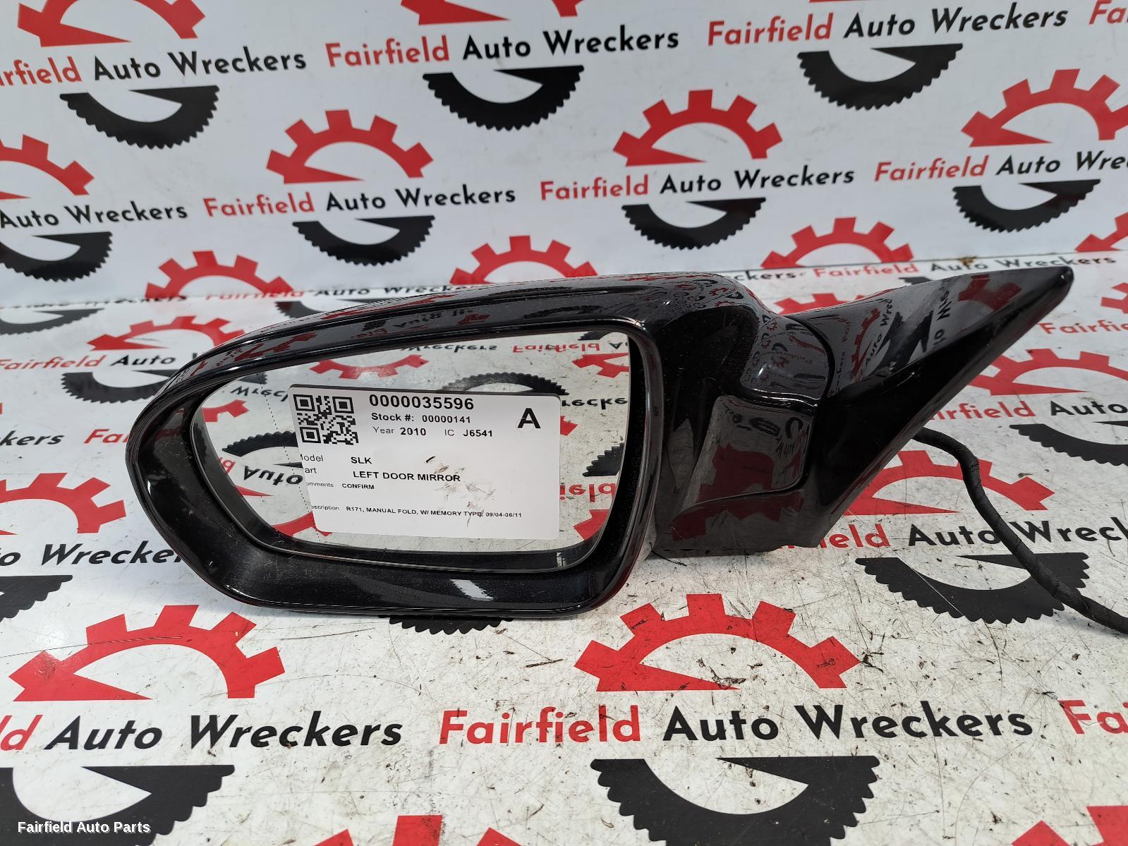 2004-2011 Mercedes Slk Left Door Mirror