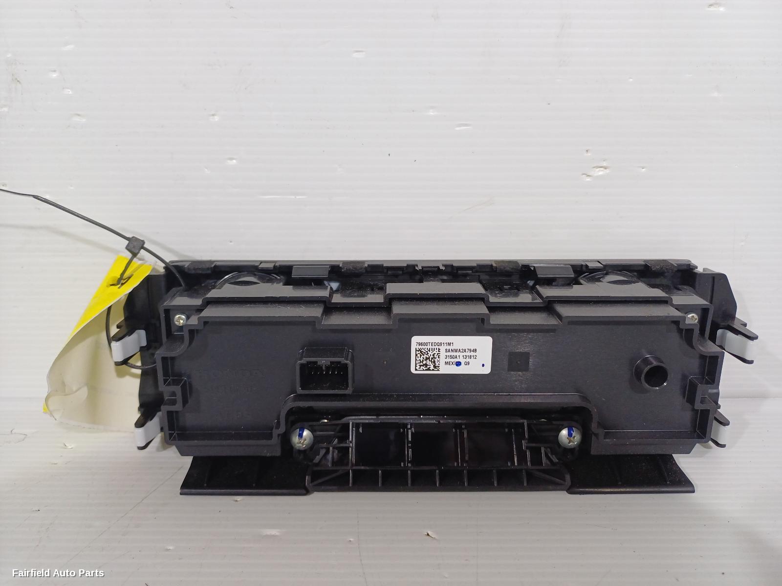 2016-2021 Honda Civic Heater Ac Controls