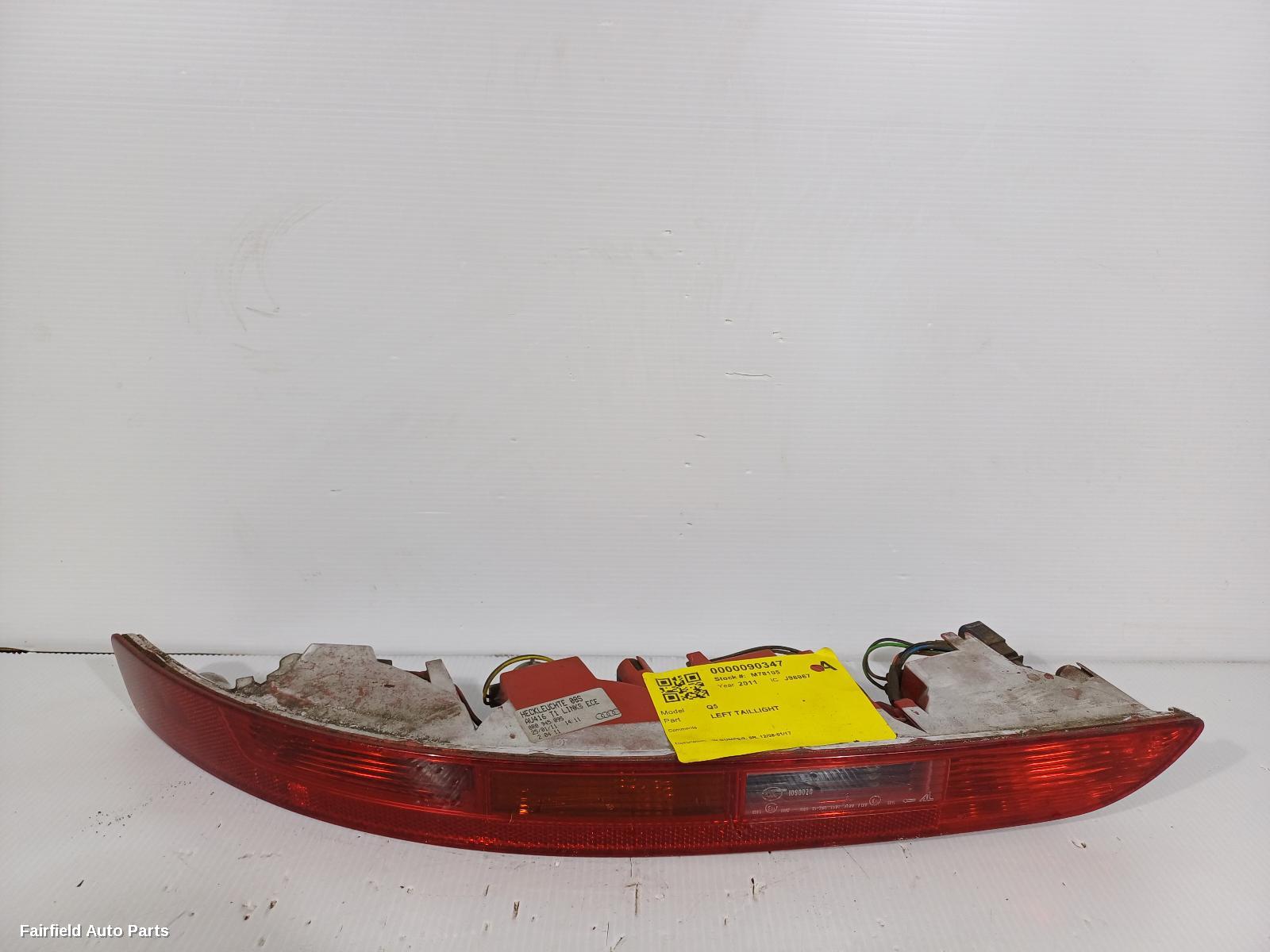 2008-2017 Audi Q5 Left Taillight