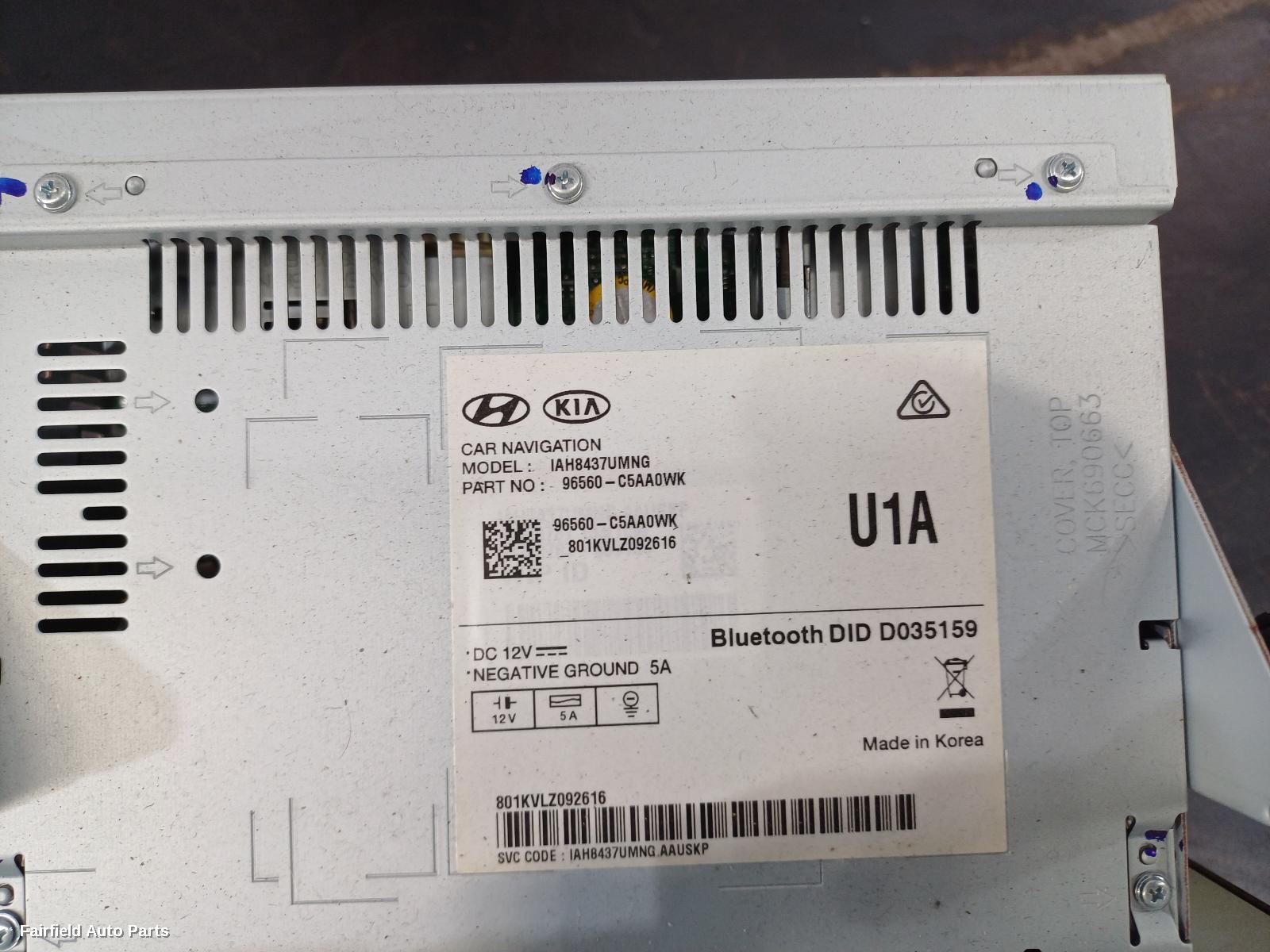 2017-2020 Kia Sorento Radio Cd Dvd Sat Tv