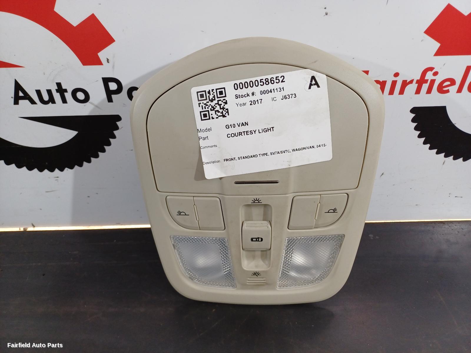 2015-2025 Ldv G10 Courtesy Light
