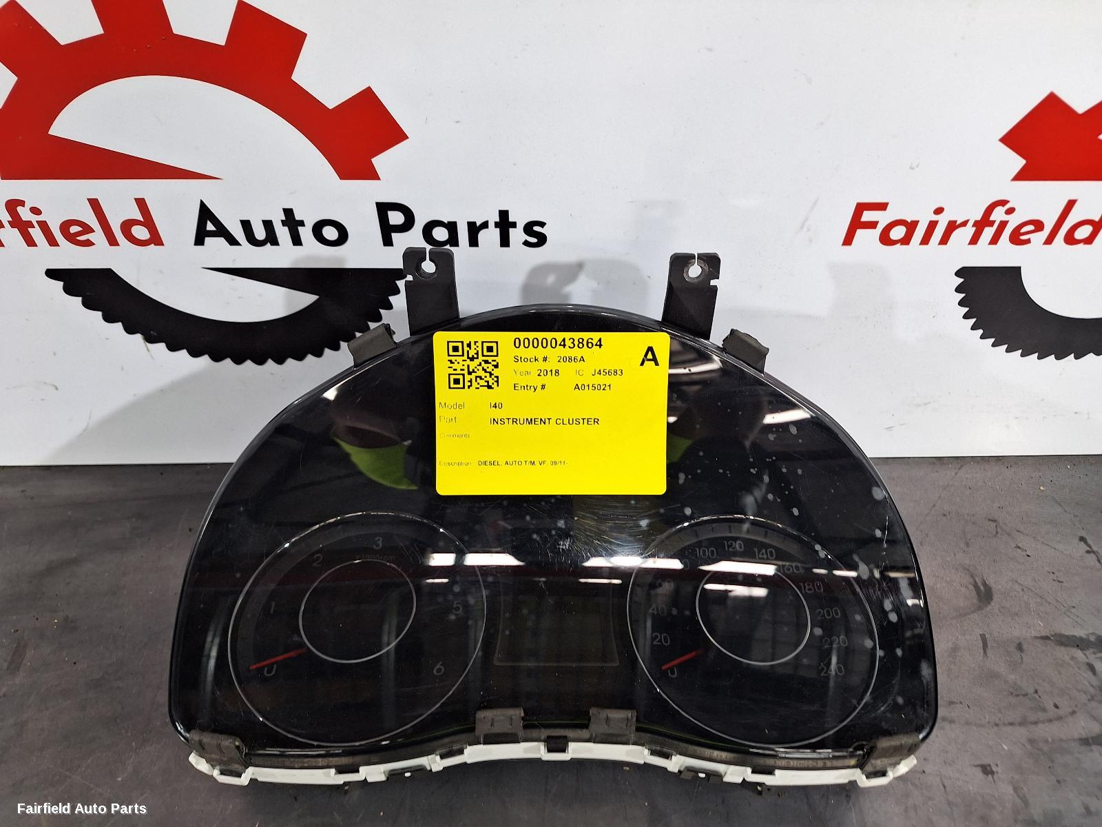 2011-2019 Hyundai I40 Instrument Cluster