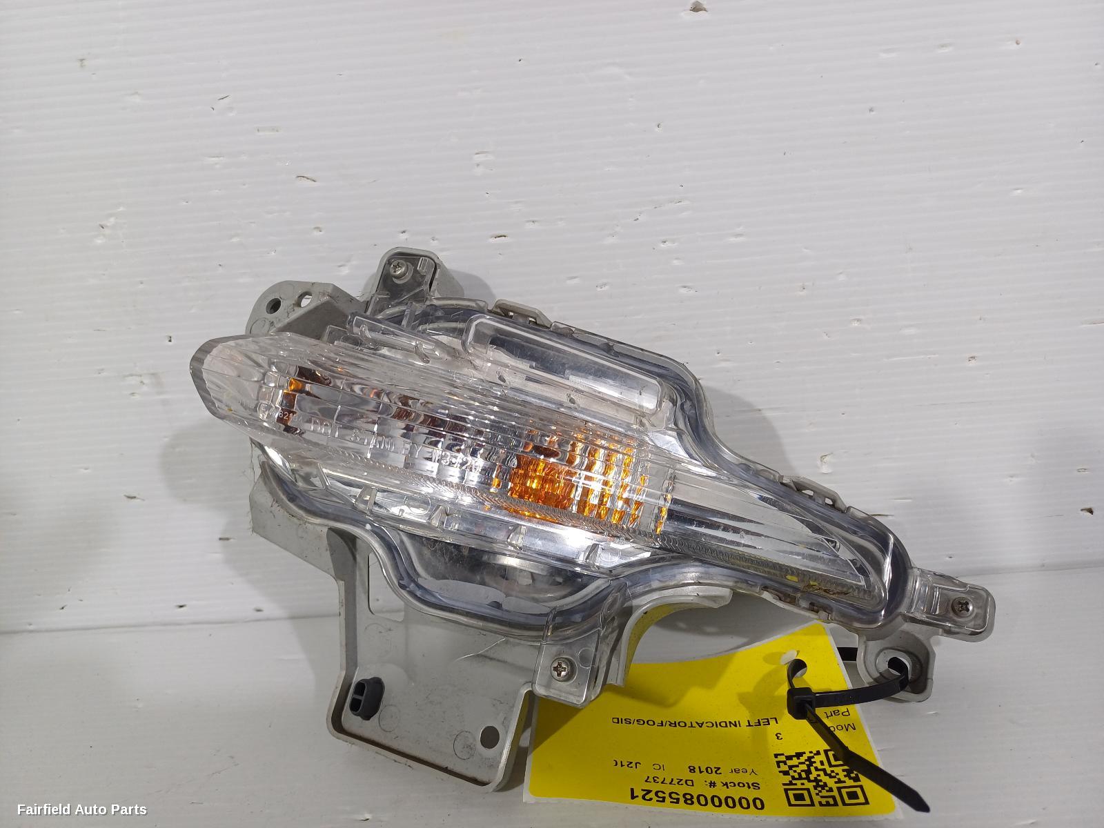 2016-2019 Mazda 3 Left Indicator Fog Side