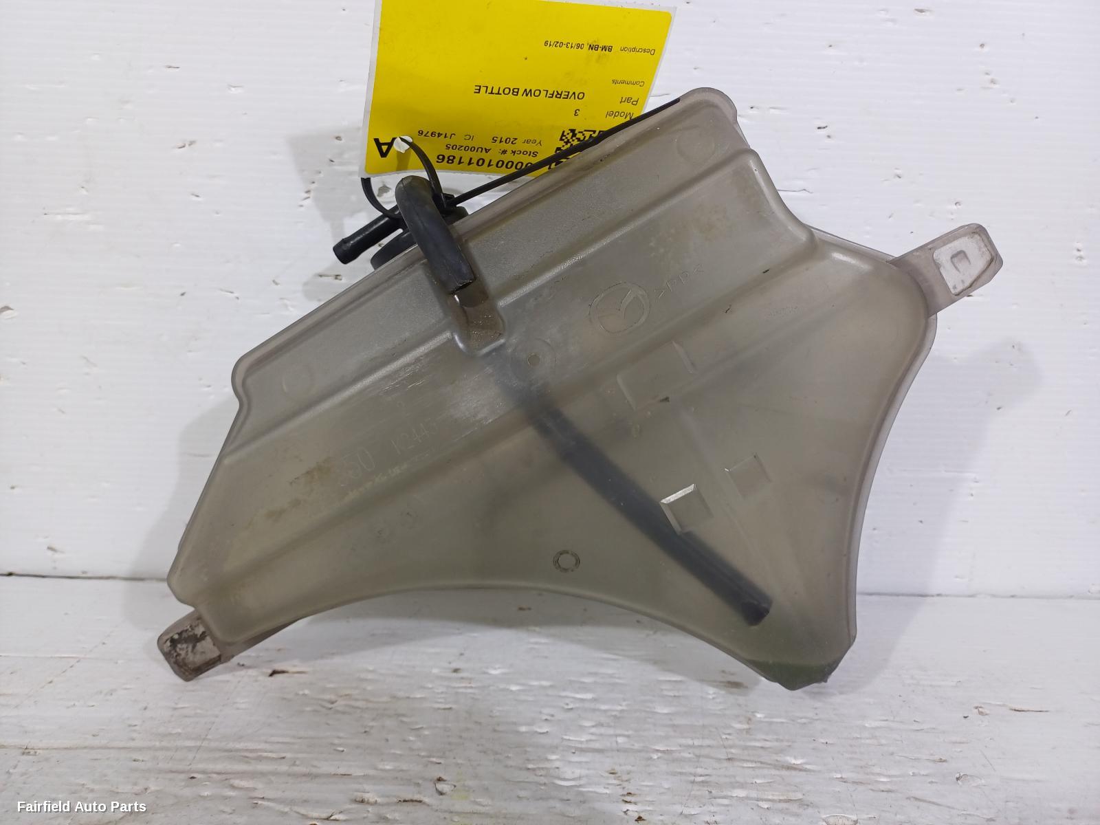 2013-2019 Mazda 3 Overflow Bottle