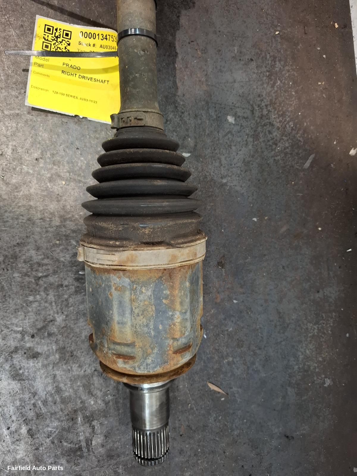 2003-2023 Toyota Prado Right Driveshaft