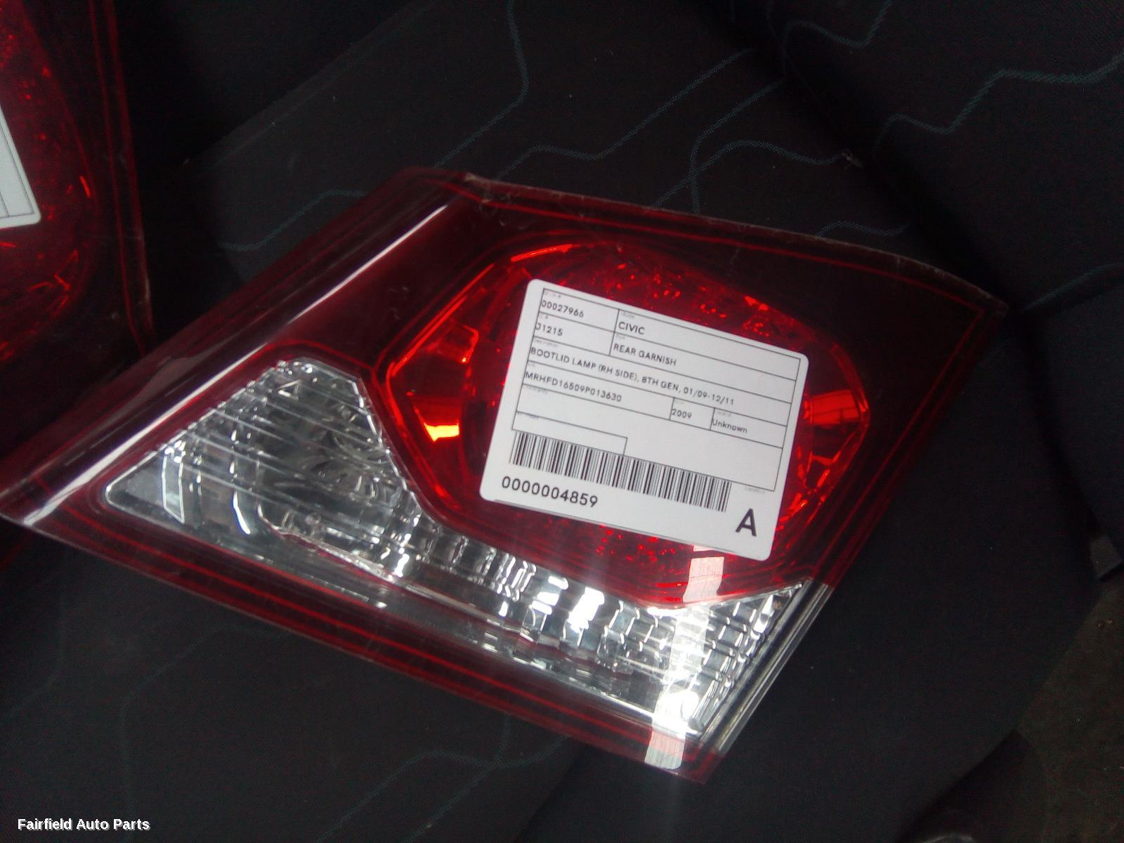 2009-2011 Honda Civic Rear Garnish