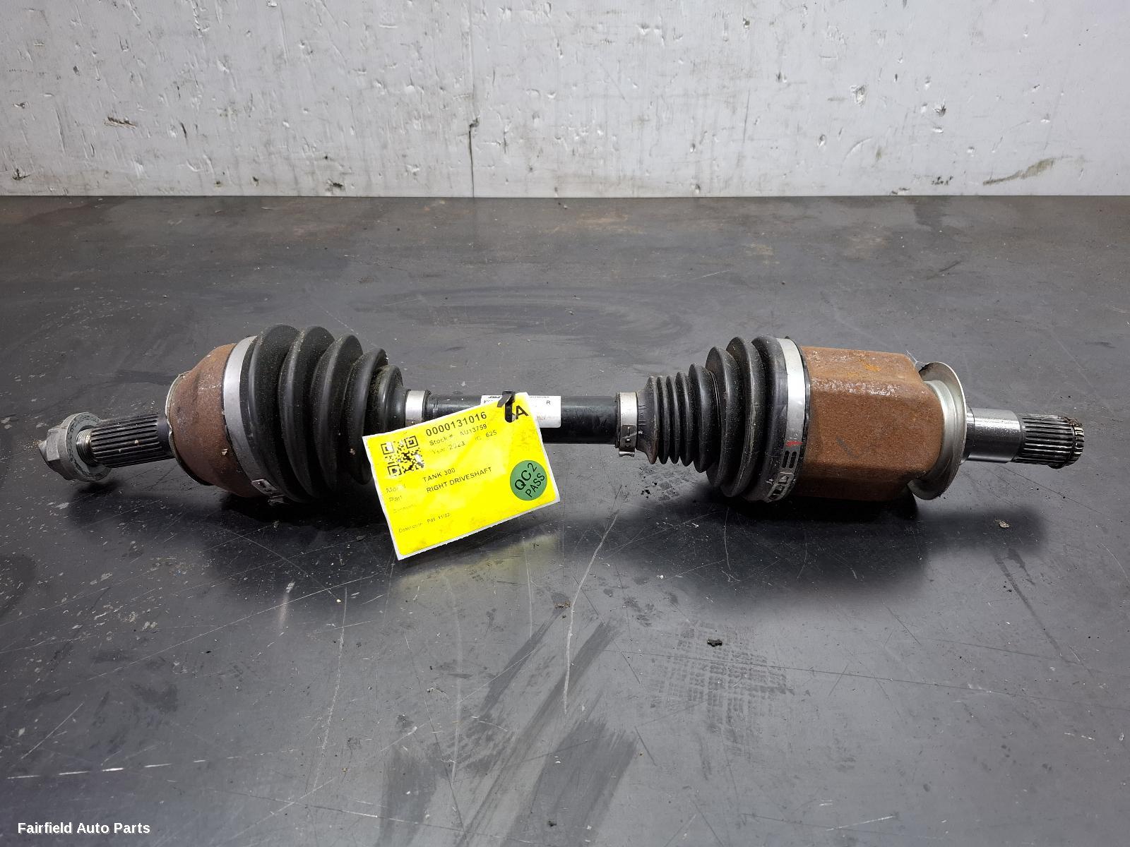 2022-2026 Great Wall Tank 300 Right Driveshaft