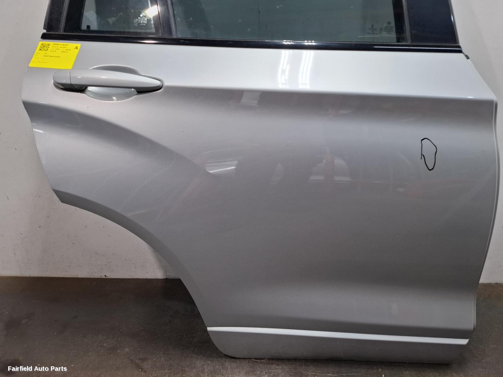 2014-2018 Bmw X4 Right Rear Door Sliding