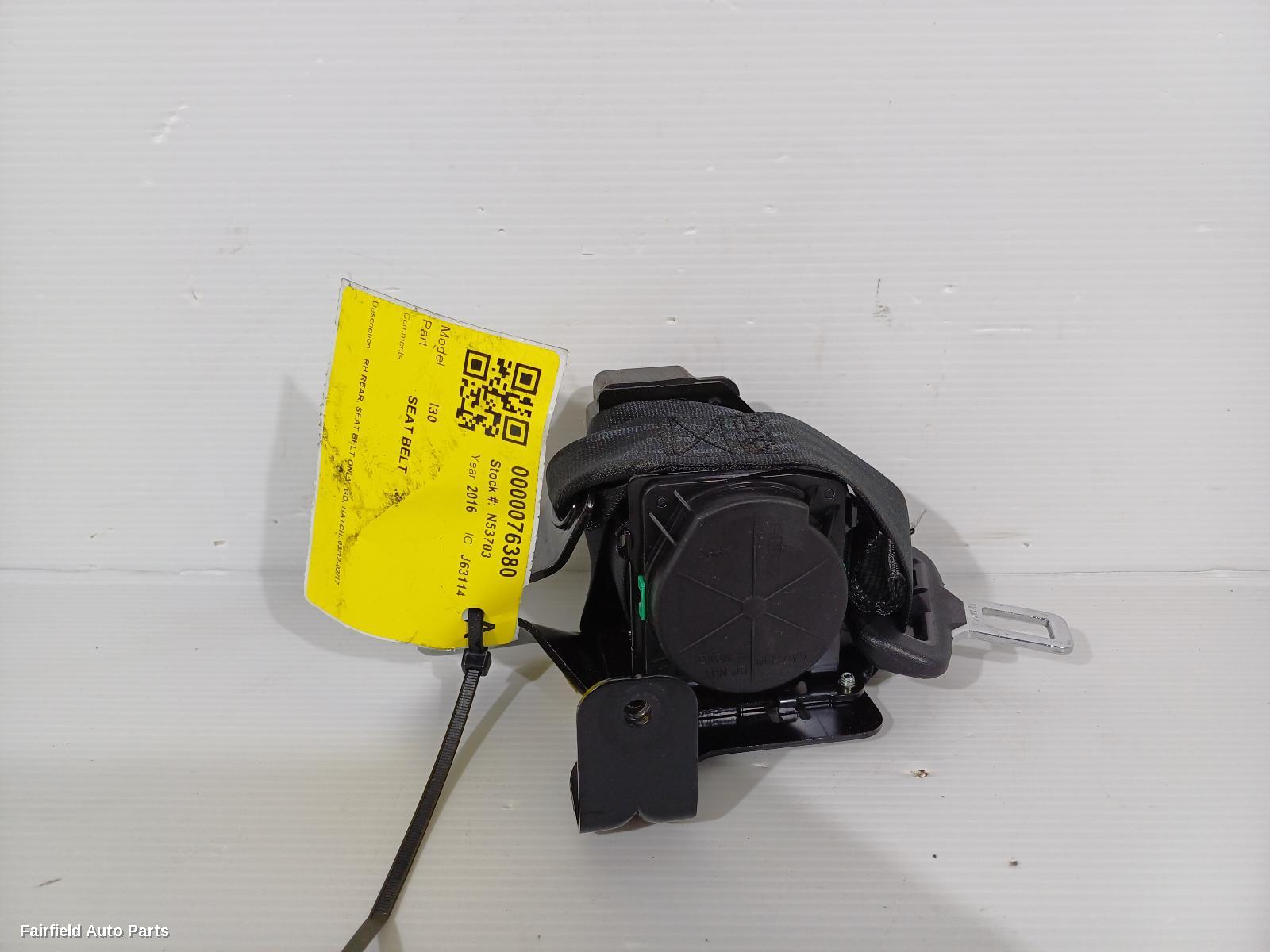 2012-2017 Hyundai I30 Seatbelt Stalk