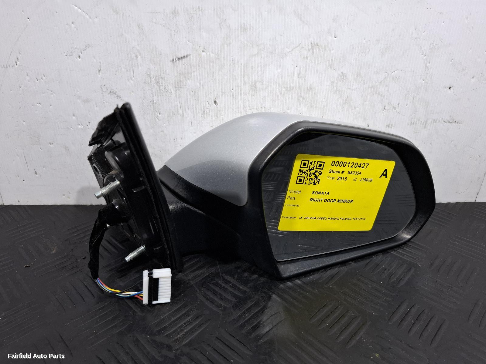 2014-2020 Hyundai Sonata Right Door Mirror